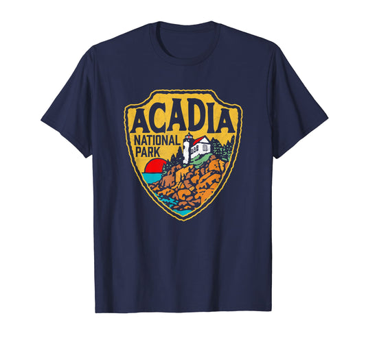 Acadia National Park Maine Lighthouse T-Shirt - Unique Graphic Men Women - T-Shirt, Sweatshirt, Hoodie