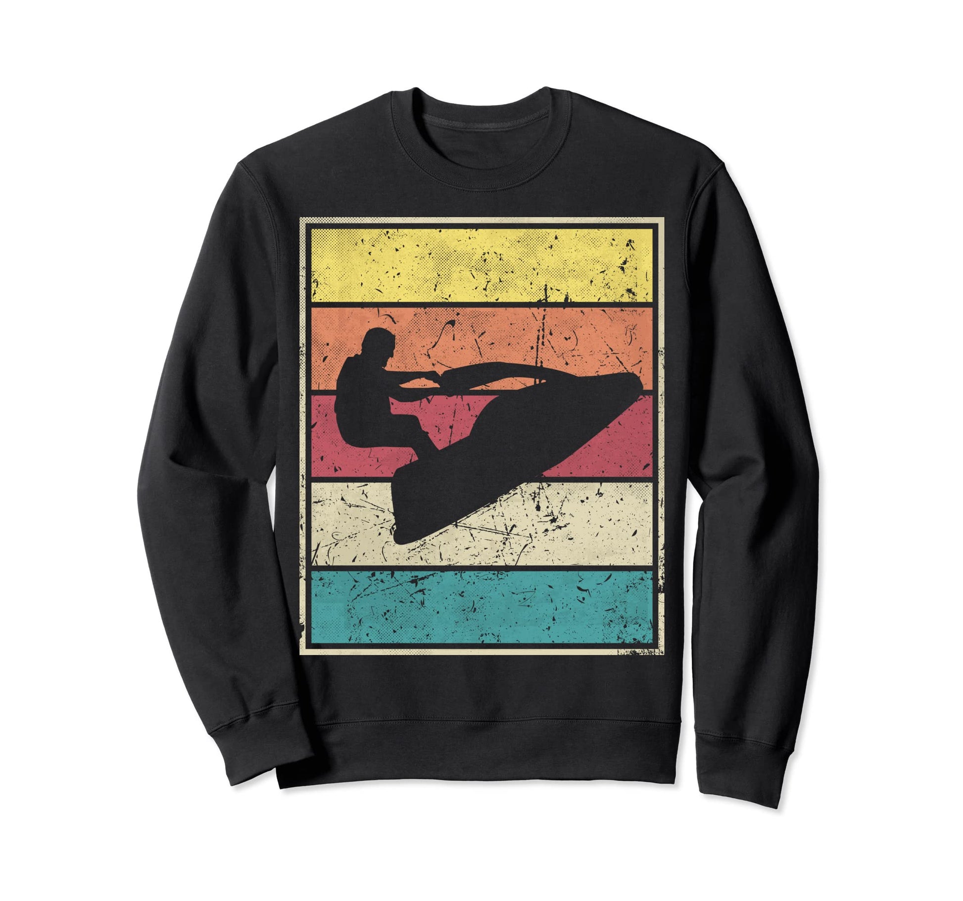 Jetski Stripes Sweatshirt - Aesthetic Graphic Men Women - T-Shirt, Sweatshirt, Hoodie