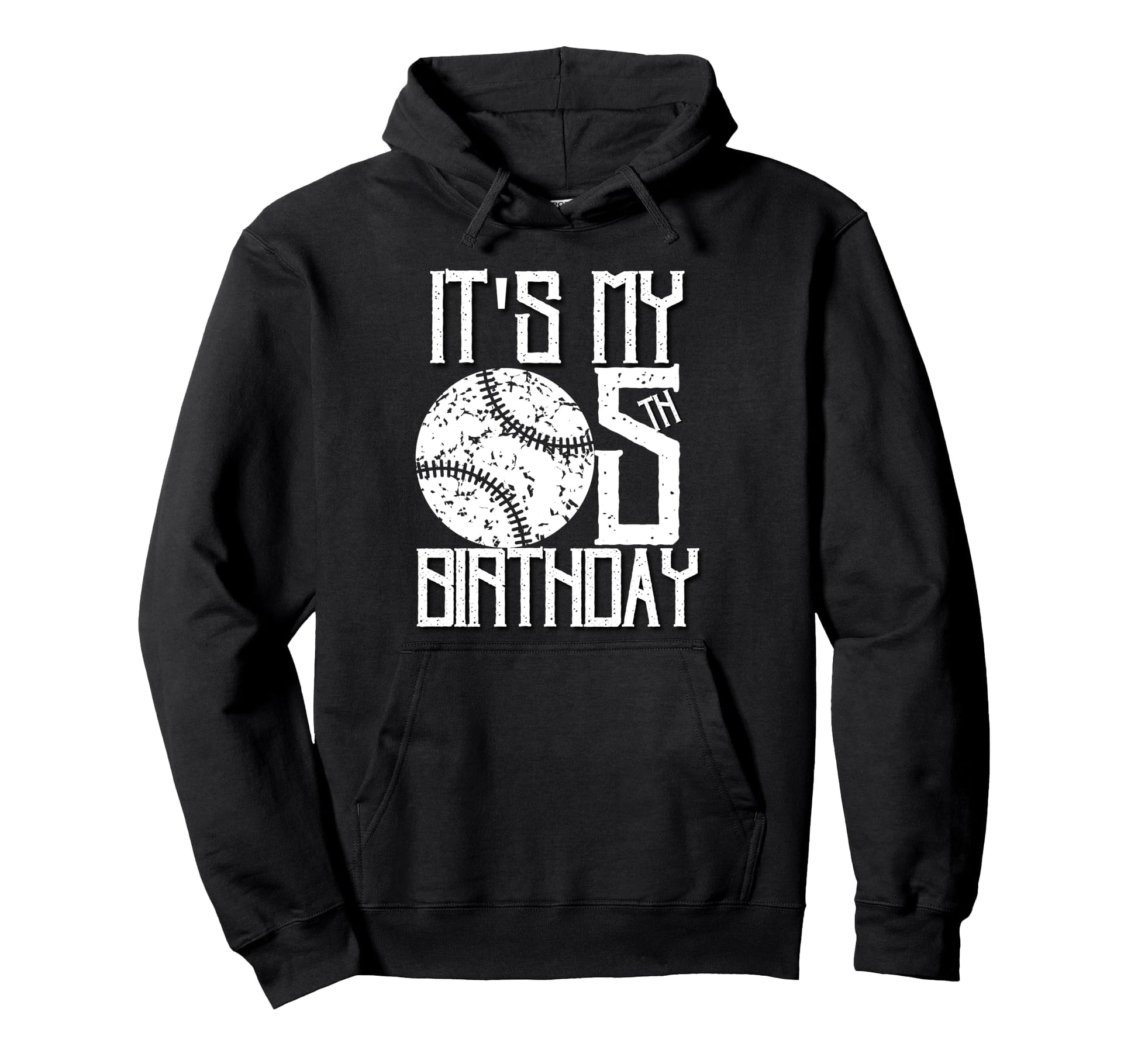 Its My 5Th Birthday Baseball Player 5Th Hoodie - Graphic Print Unisex - T-Shirt, Sweatshirt, Hoodie
