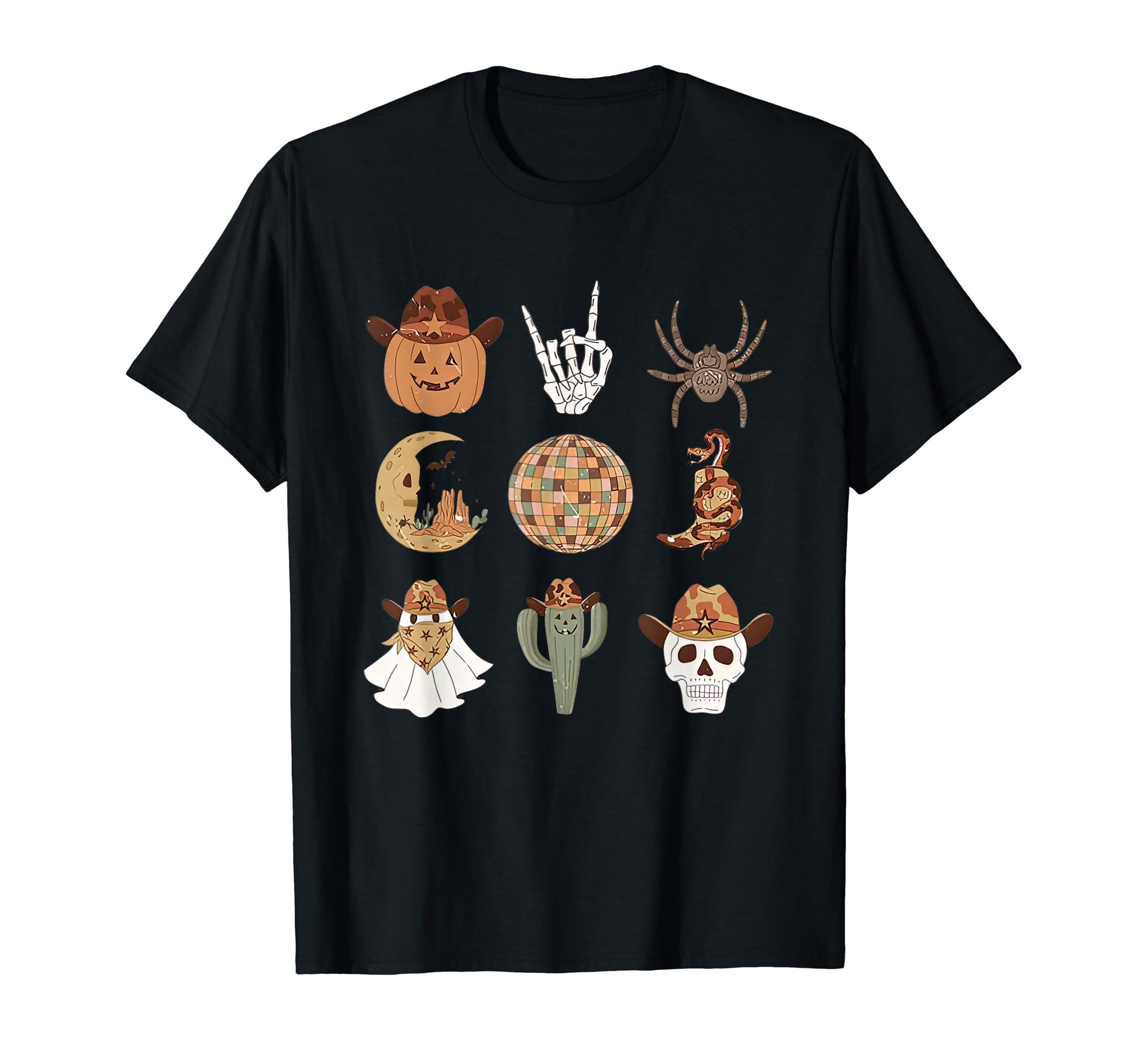 Country Western Halloween Pumpkin T-Shirt - Novelty Apparel for Adults - T-Shirt, Sweatshirt, Hoodie