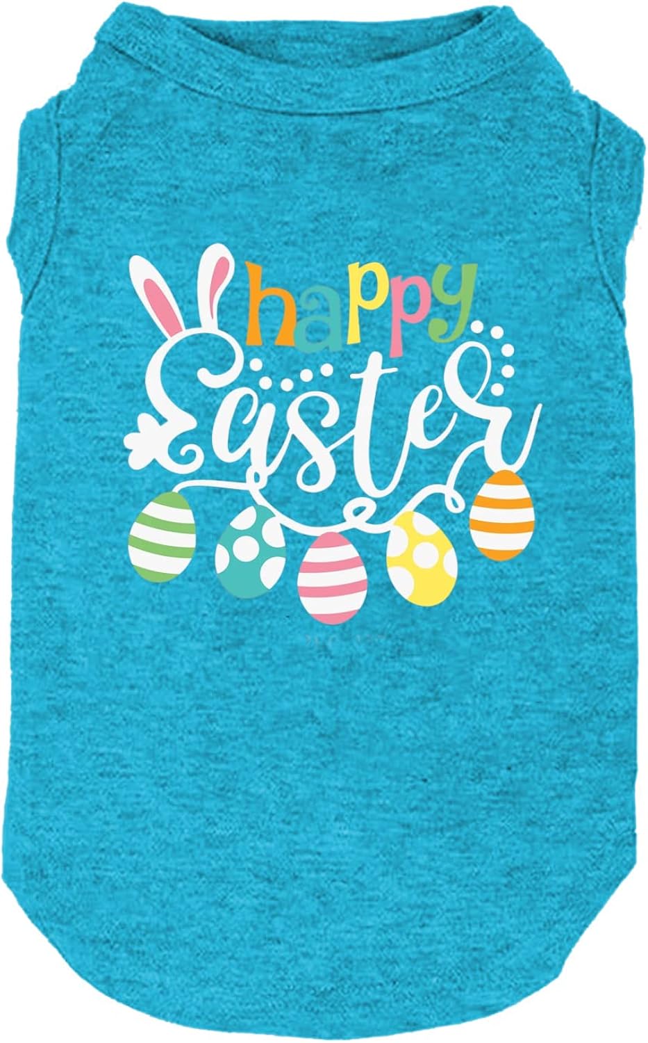 Happy Easter for Dog Funny Print Vest Small Medium - Adult & Kids T-Shirts, Sweatshirts & Hoodies apparel design preview 1