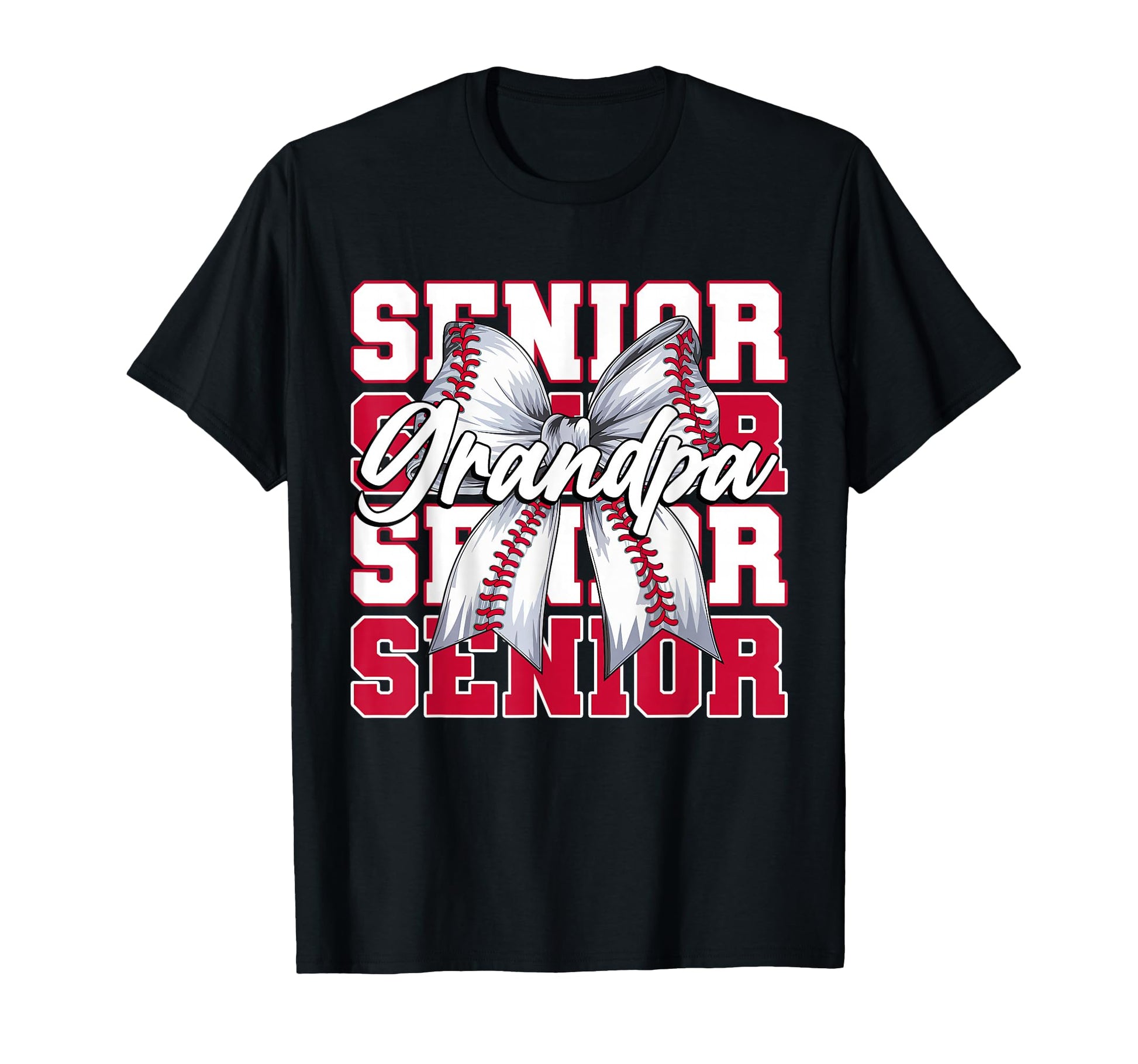 Baseball Grandpa Senior 2026 T-Shirt - Minimalist Print for Adults - T-Shirt, Sweatshirt, Hoodie