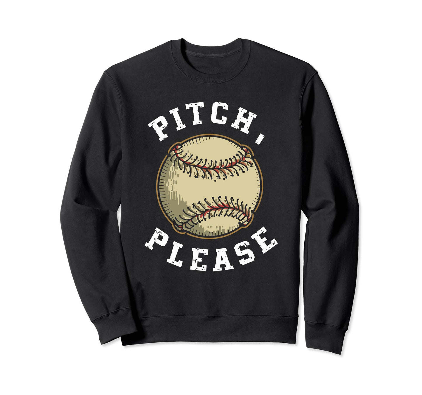 Pitching Baseball Player Pitch Sweatshirt - Novelty Apparel for Adults - T-Shirt, Sweatshirt, Hoodie