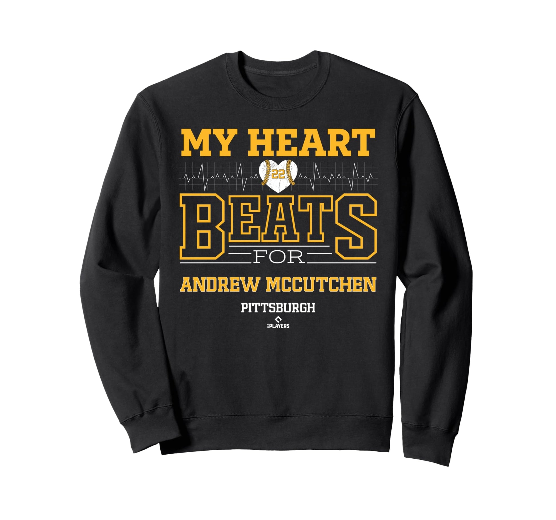 My Heart Beats Andrew Mccutchen Sweatshirt - Unique Graphic Men Women - T-Shirt, Sweatshirt, Hoodie