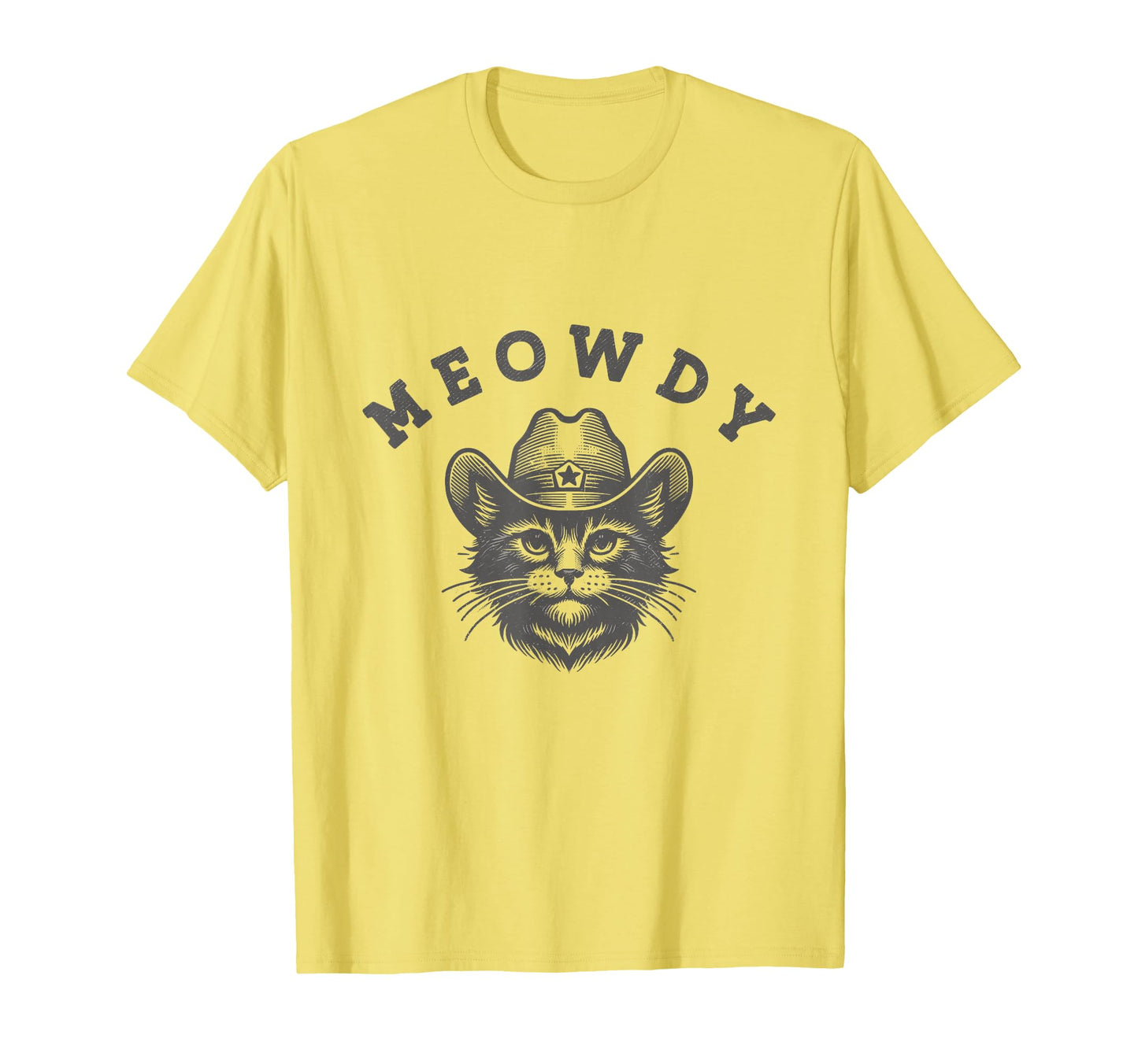 Meowdy Country Music Funny Western T-Shirt - Fun Novelty Design for Adults - T-Shirt, Sweatshirt, Hoodie