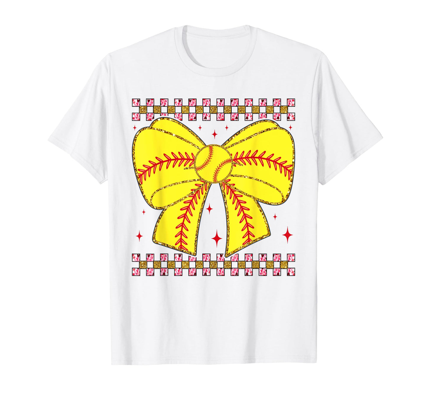 Unique Baseball Bow Fans T-Shirt - Unique Graphic Unisex - T-Shirt, Sweatshirt, Hoodie