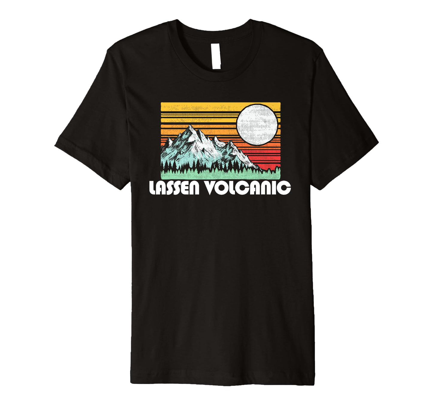 Lassen Volcanic National Park Mountains T-Shirt - Minimalist Print Unisex - T-Shirt, Sweatshirt, Hoodie