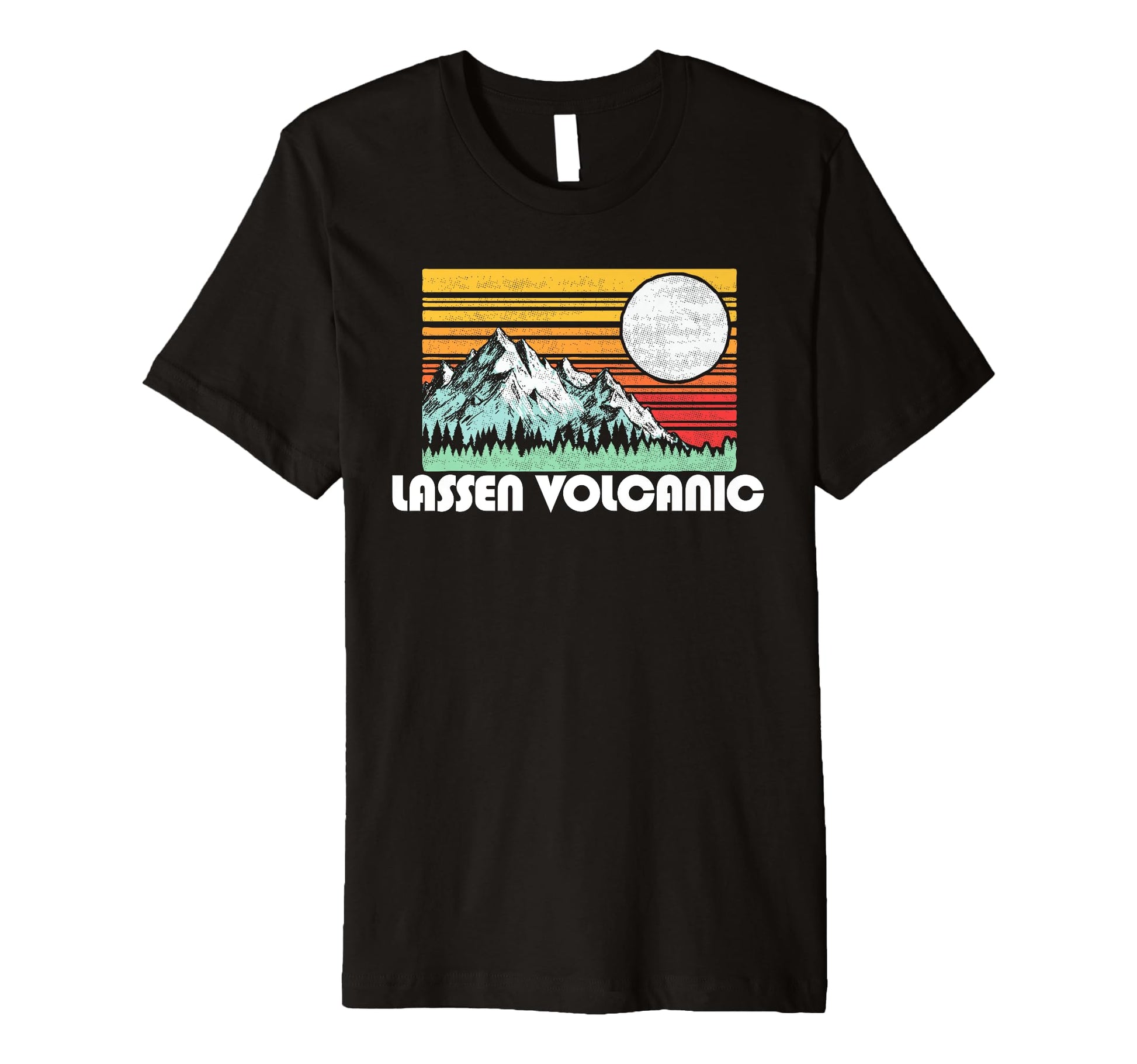 Lassen Volcanic National Park Mountains T-Shirt - Minimalist Print Unisex - T-Shirt, Sweatshirt, Hoodie