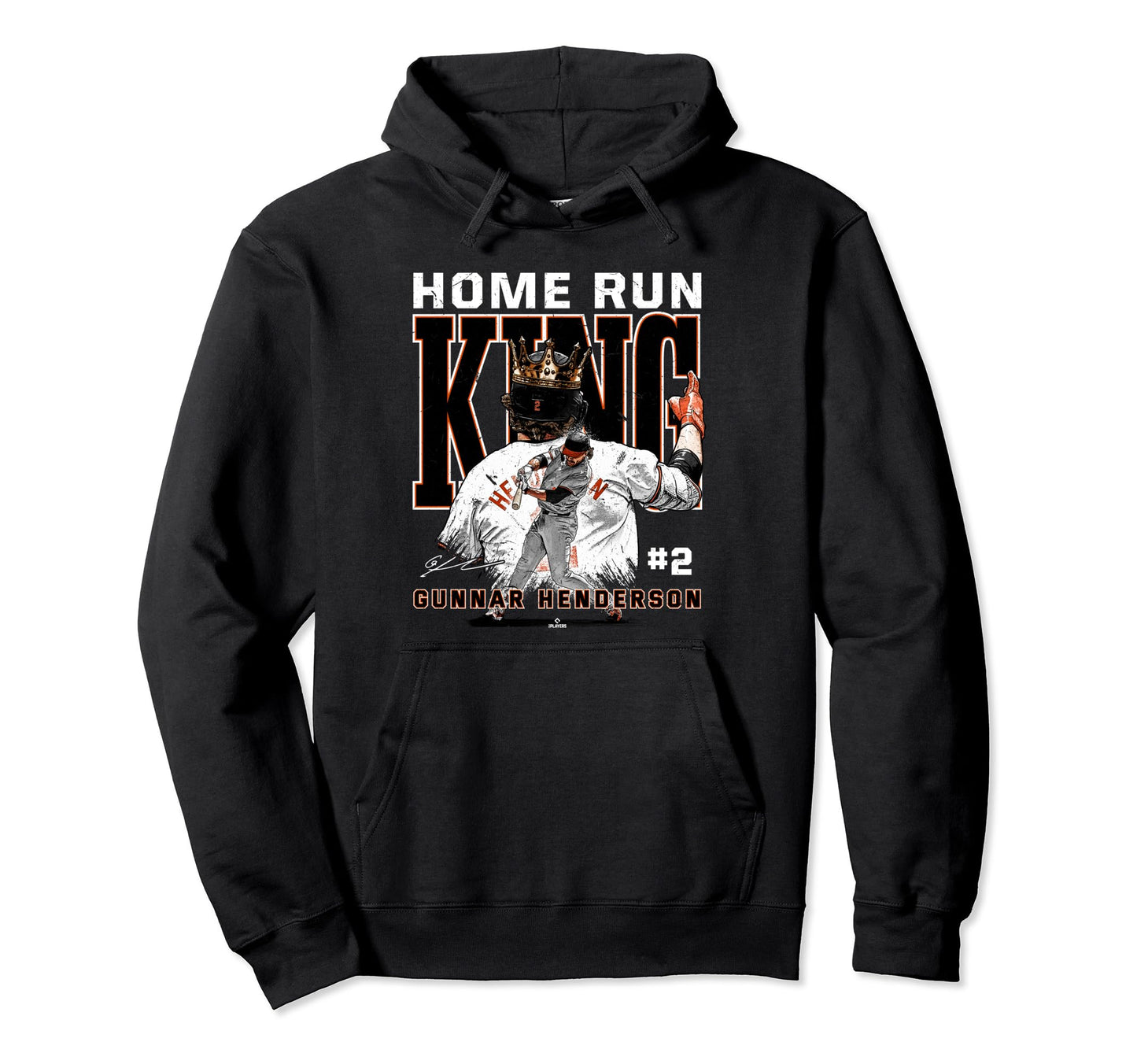 Home Run King Gunnar Henderson Hoodie - Unique Graphic for Adults - T-Shirt, Sweatshirt, Hoodie