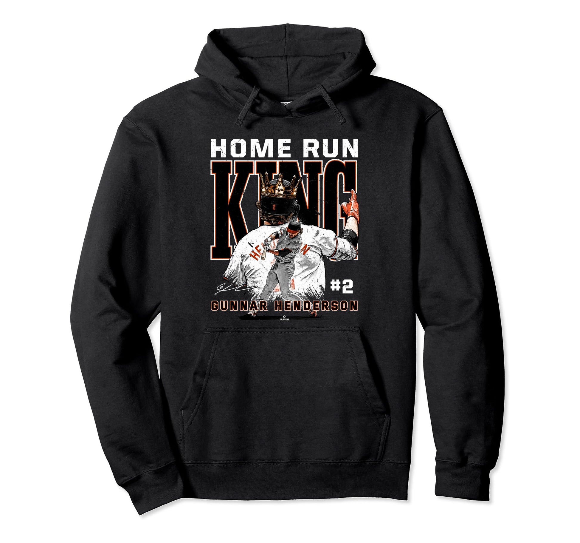Home Run King Gunnar Henderson Hoodie - Unique Graphic for Adults - T-Shirt, Sweatshirt, Hoodie