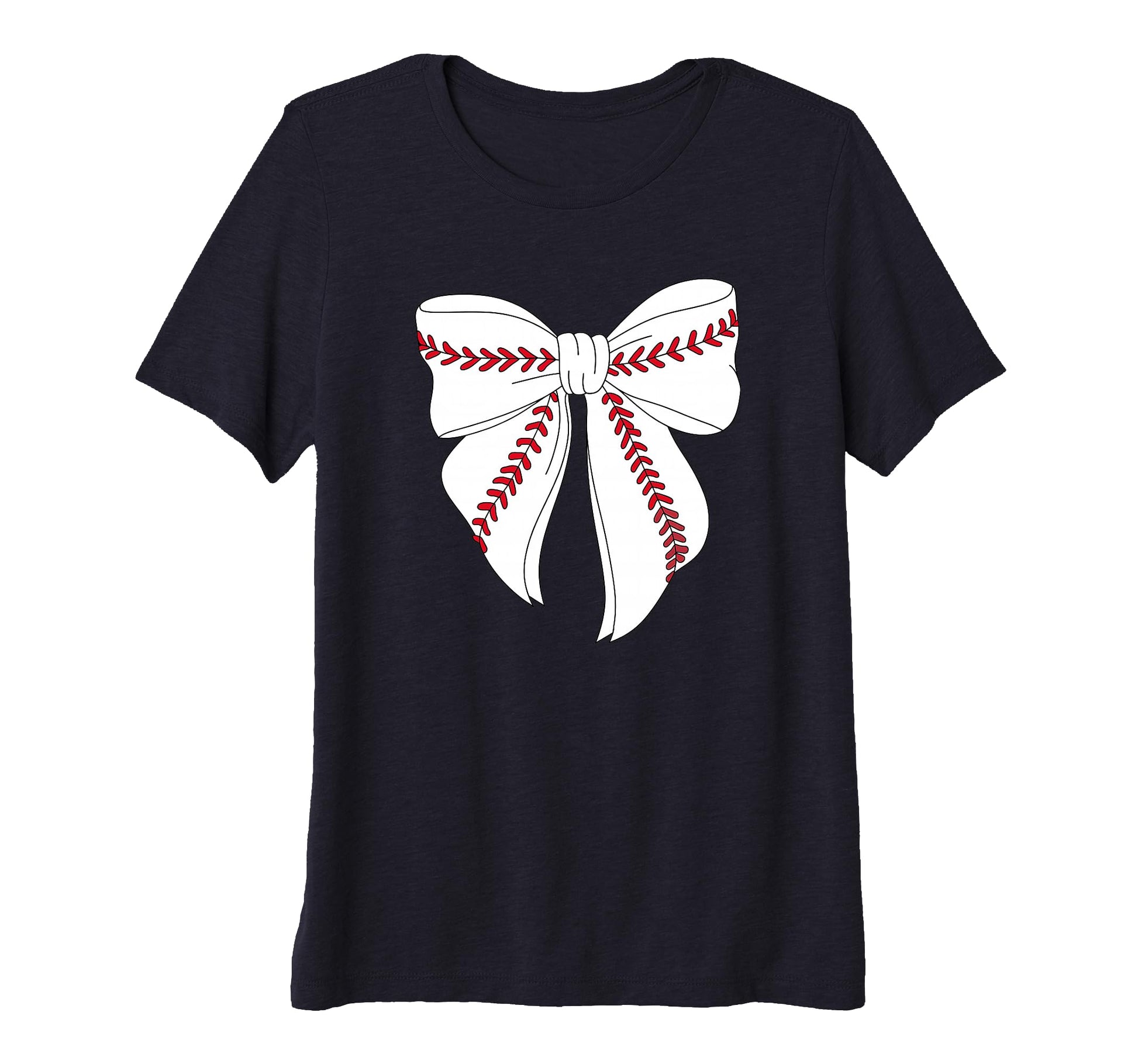 Womens Baseball Coquette Bow Baseball T-Shirt - Streetwear Style Men Women - T-Shirt, Sweatshirt, Hoodie