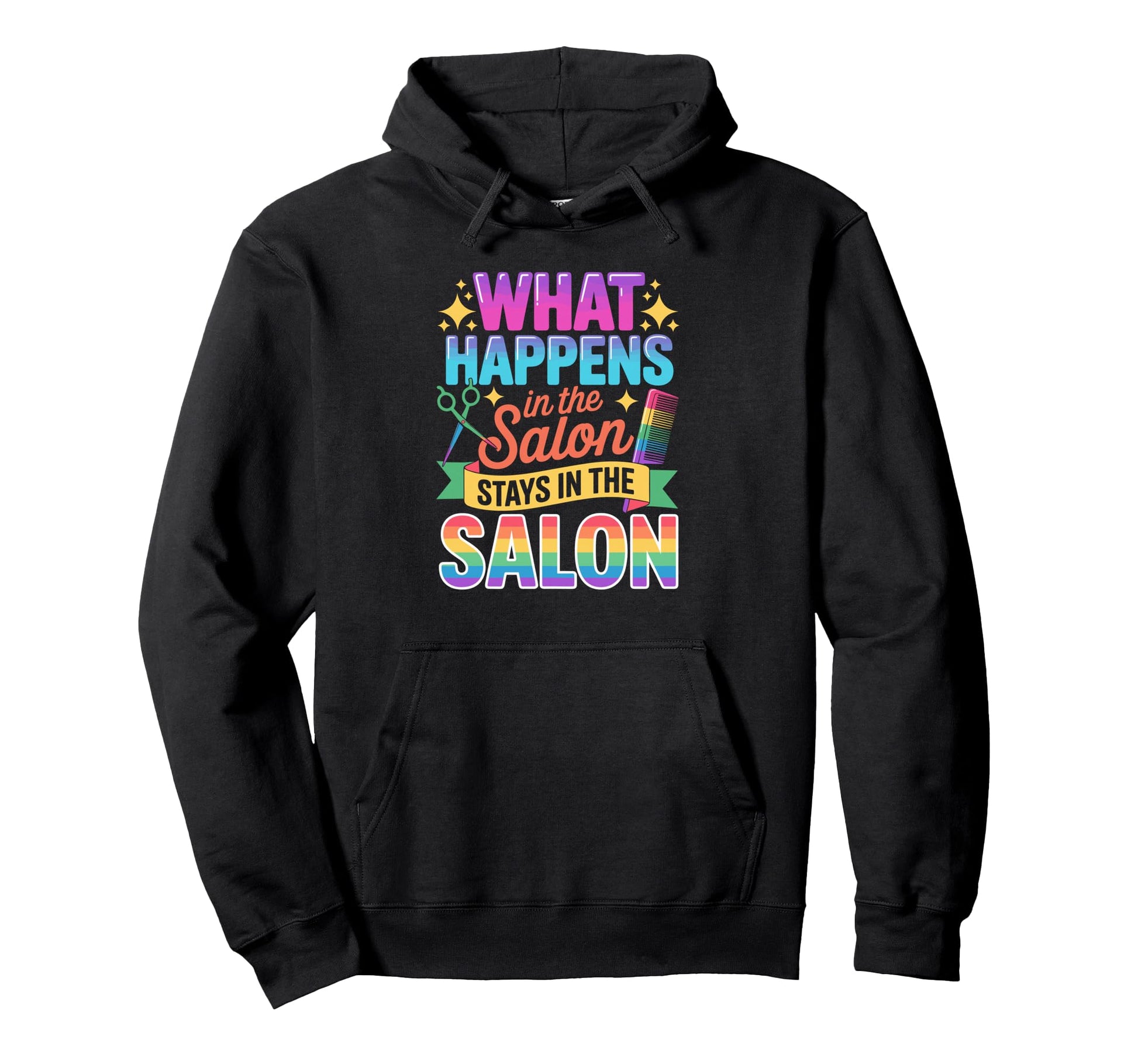 Funny Beauty Operator Salon Chair Hoodie - Casual Everyday Wear Men Women - T-Shirt, Sweatshirt, Hoodie