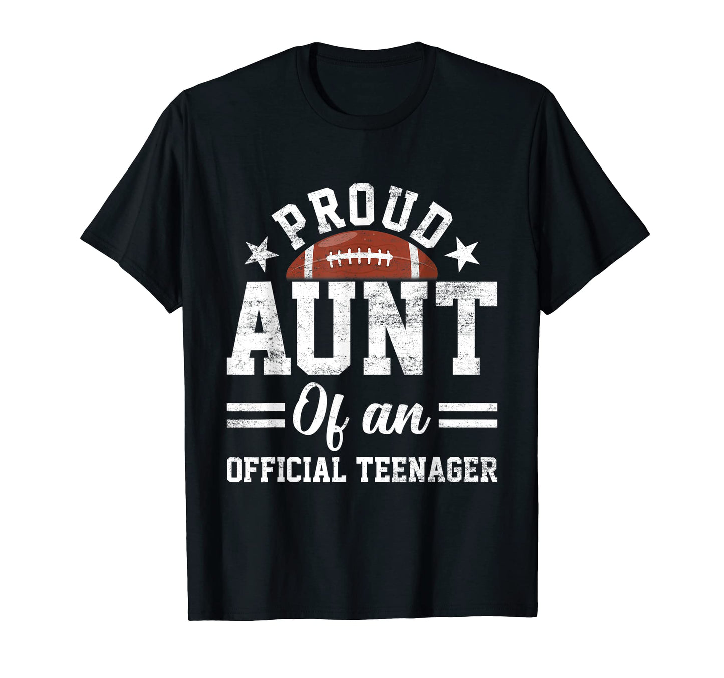 Proud Aunt Teenager Baseball 13Th T-Shirt - Casual Everyday Wear Men Women - T-Shirt, Sweatshirt, Hoodie