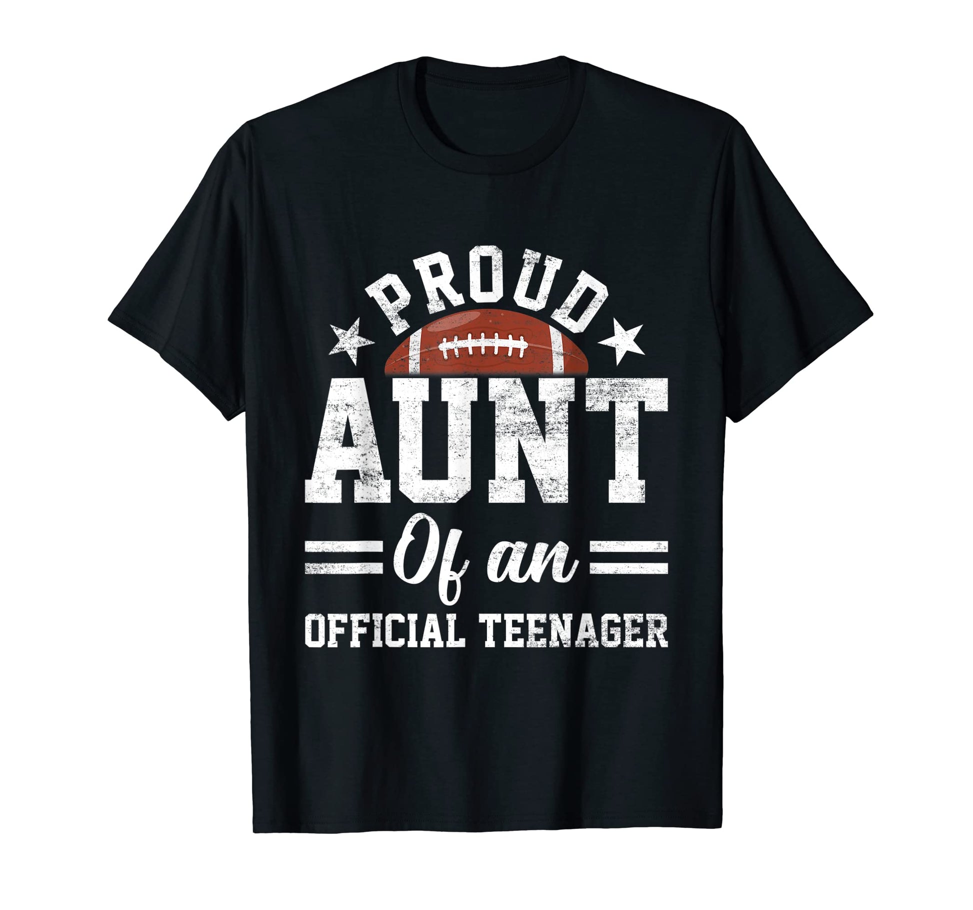 Proud Aunt Teenager Baseball 13Th T-Shirt - Casual Everyday Wear Men Women - T-Shirt, Sweatshirt, Hoodie