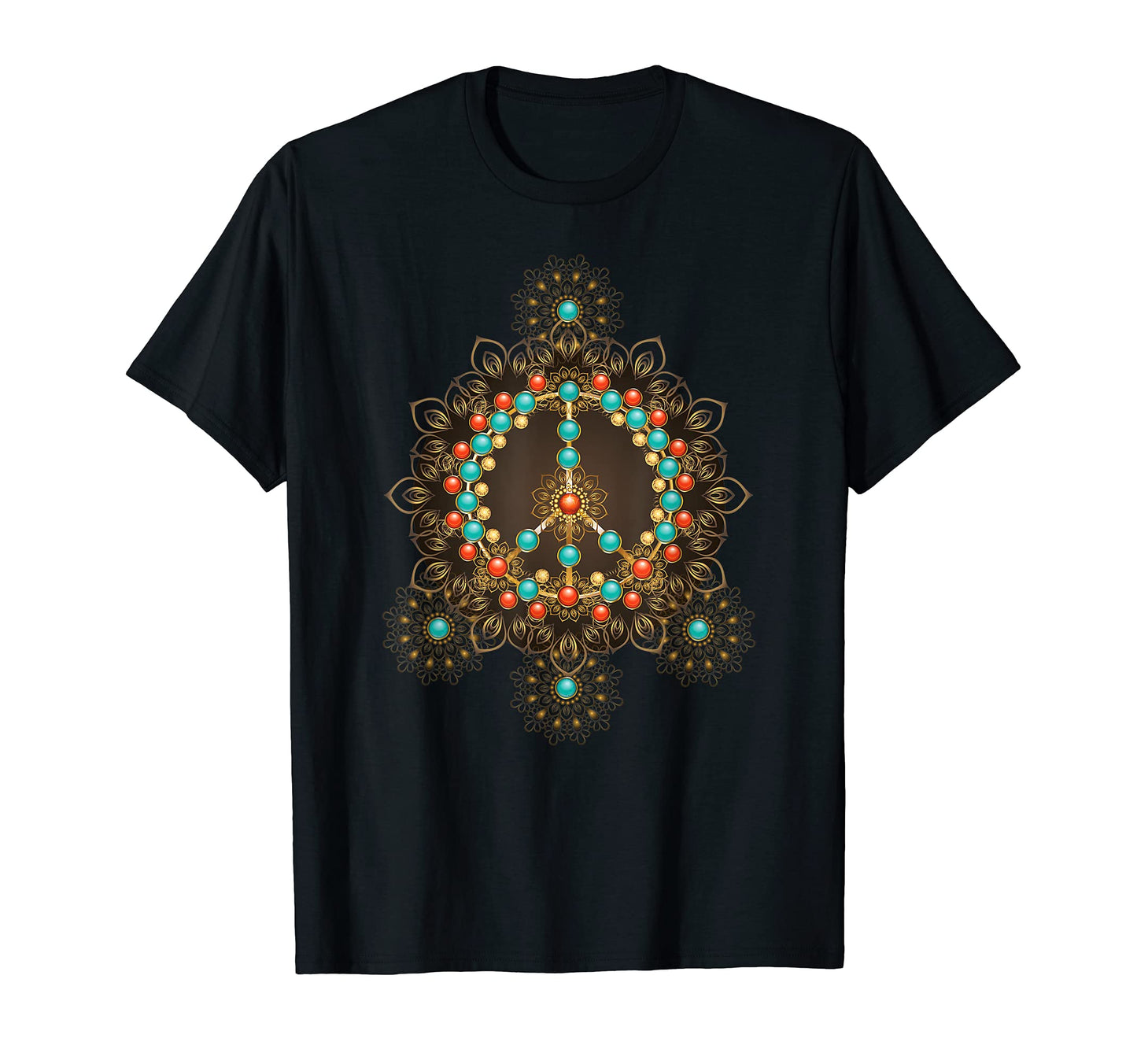 Peace Sign Love 60S 70S Tie Dye Hippie T-Shirt - Unique Graphic for Adults - T-Shirt, Sweatshirt, Hoodie