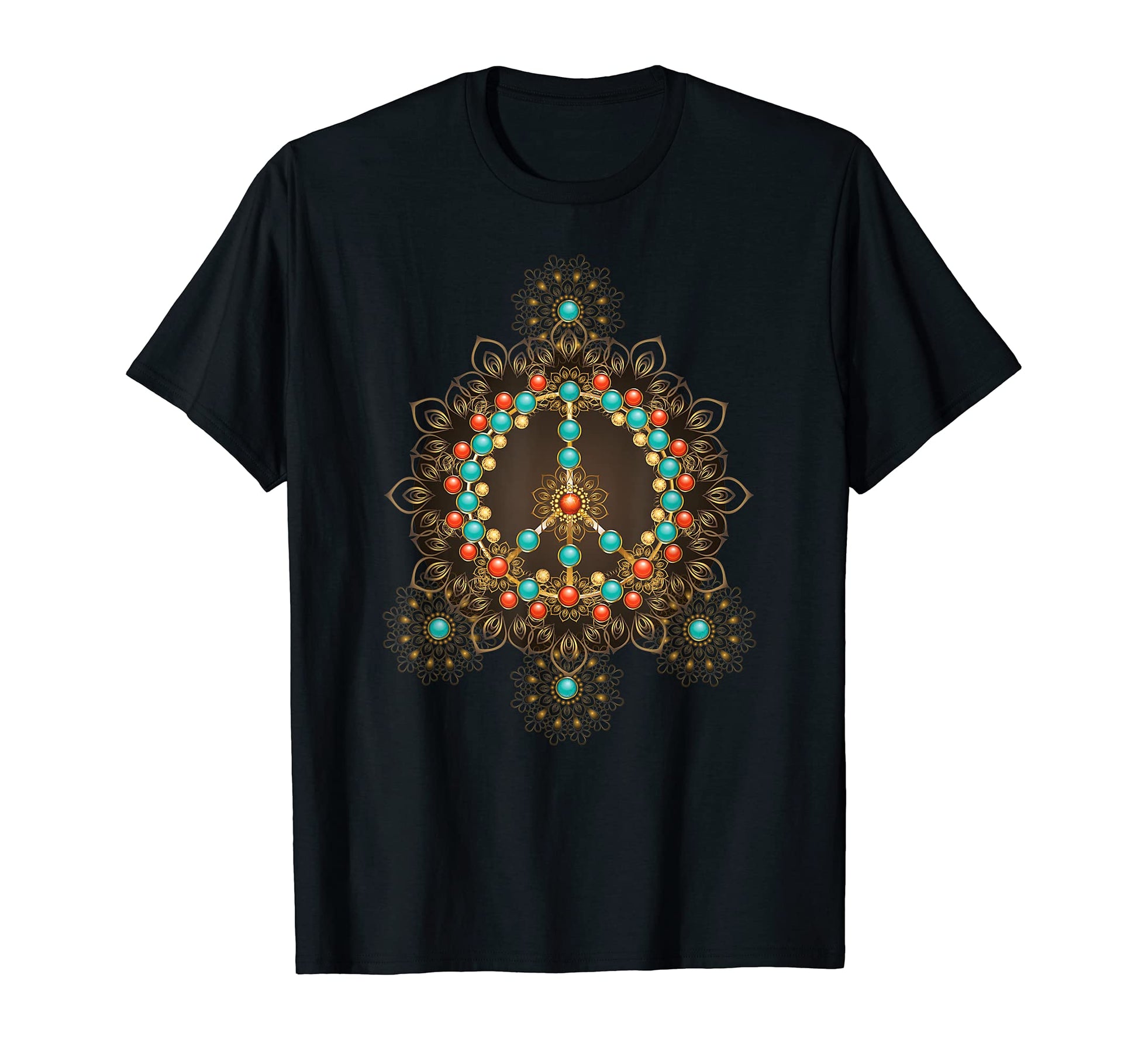 Peace Sign Love 60S 70S Tie Dye Hippie T-Shirt - Unique Graphic for Adults - T-Shirt, Sweatshirt, Hoodie