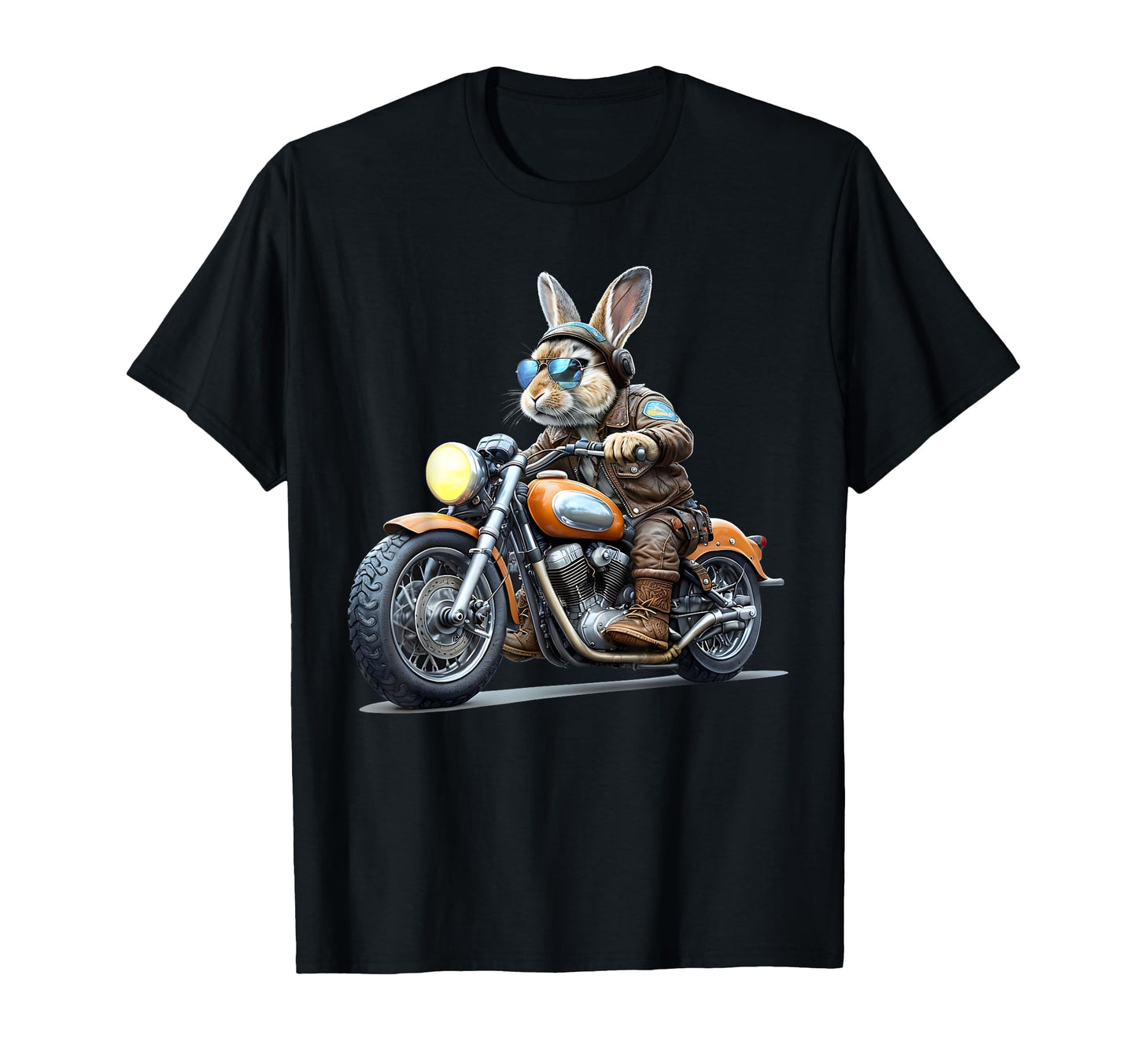 Easter Day Motorbike Bunny Rabbits T-Shirt - Unique Graphic for Adults - T-Shirt, Sweatshirt, Hoodie