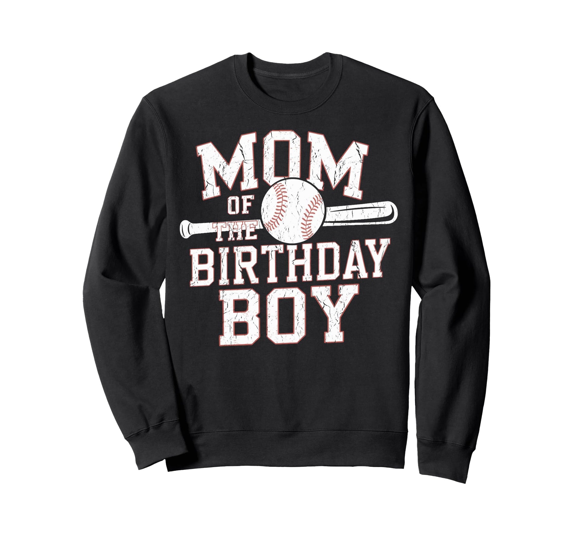 Mom Birthday Baseball Party Mom Sweatshirt - Minimalist Print Unisex - T-Shirt, Sweatshirt, Hoodie