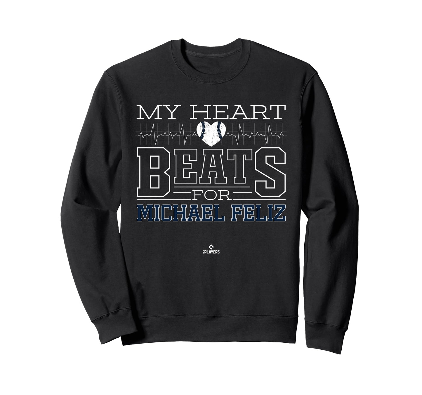 My Heart Beats Michael Feliz Sweatshirt - Novelty Apparel for Adults - T-Shirt, Sweatshirt, Hoodie