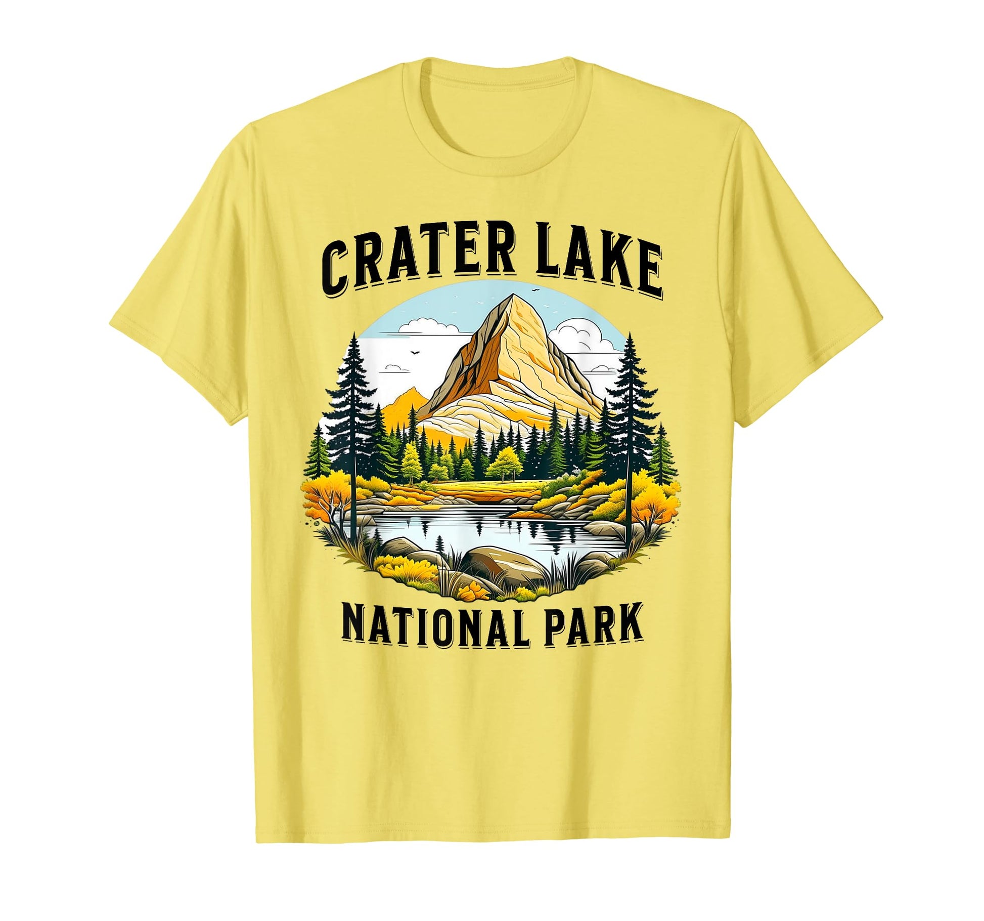 Crater Lake National Park Oregon Usa Hoodie - Casual Everyday Wear Unisex - T-Shirt, Sweatshirt, Hoodie