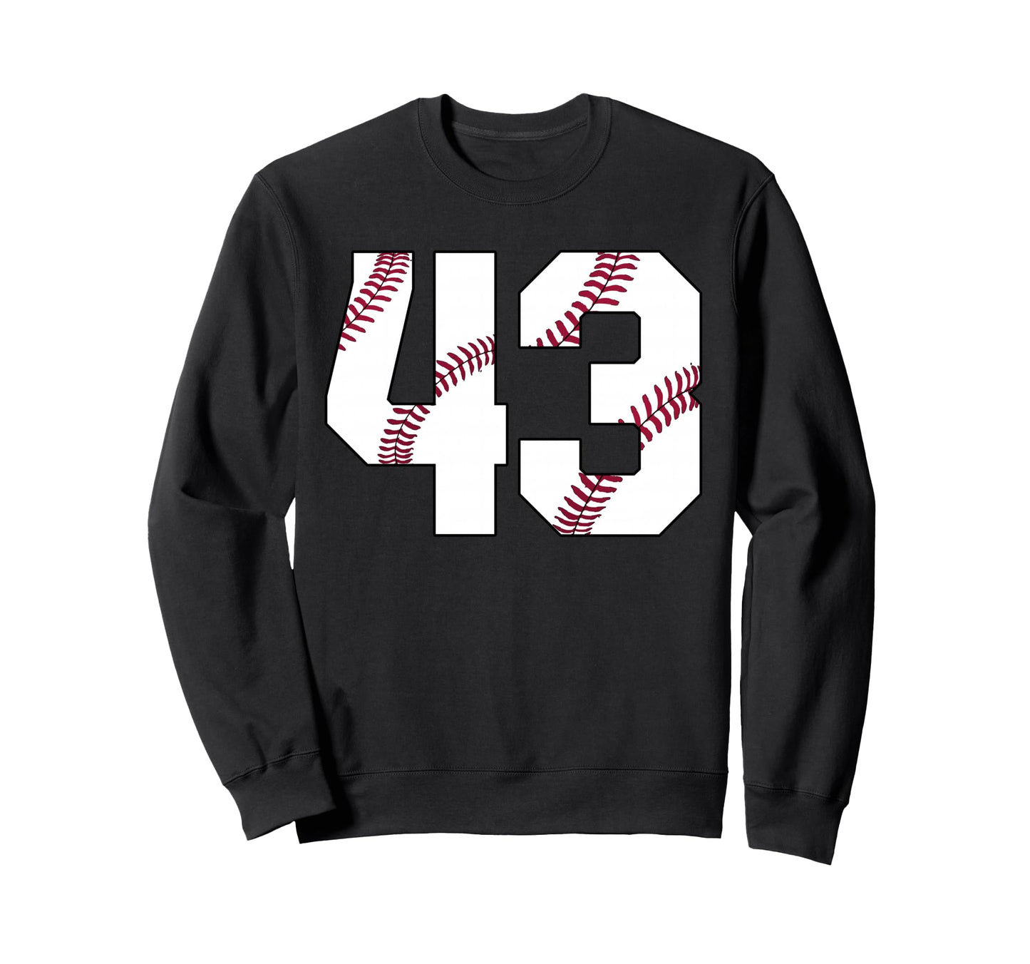 Baseball 1983 43Rd Birthday 43 Sweatshirt - Fun Novelty Design Unisex - T-Shirt, Sweatshirt, Hoodie