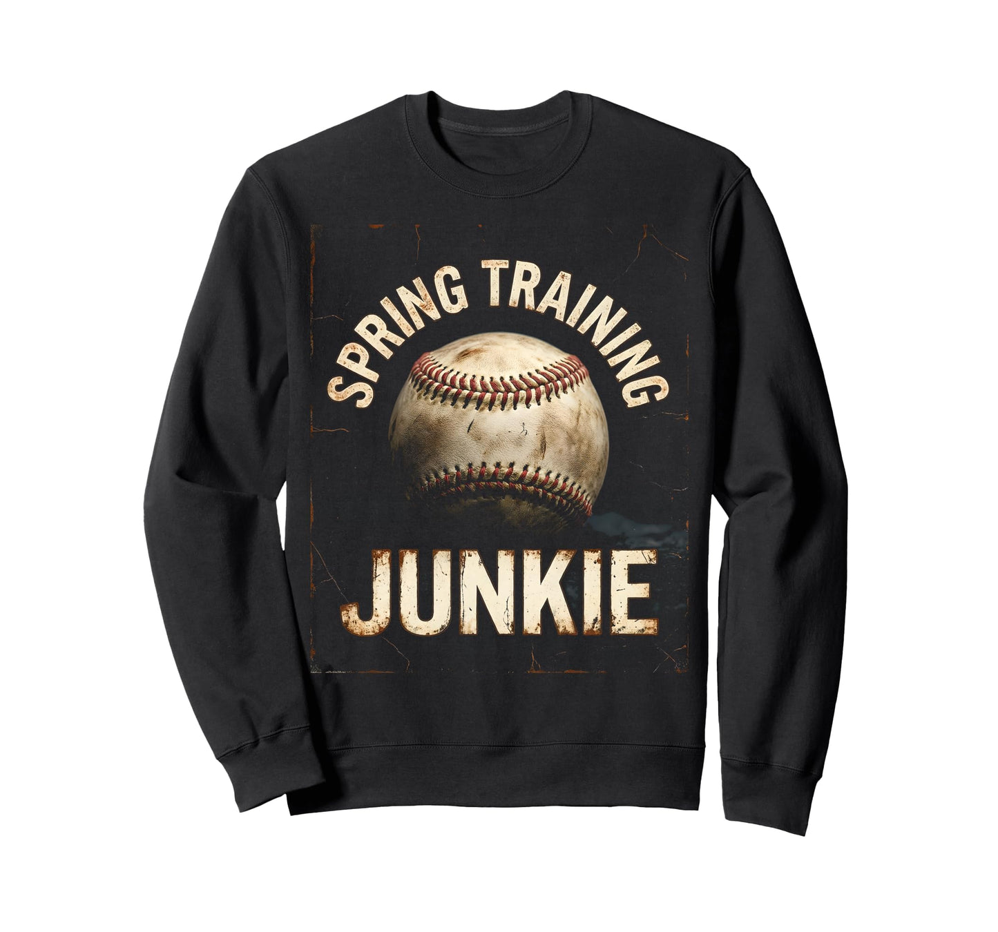 Spring Training Junkie Baseball Sweatshirt - Streetwear Style for Adults - T-Shirt, Sweatshirt, Hoodie