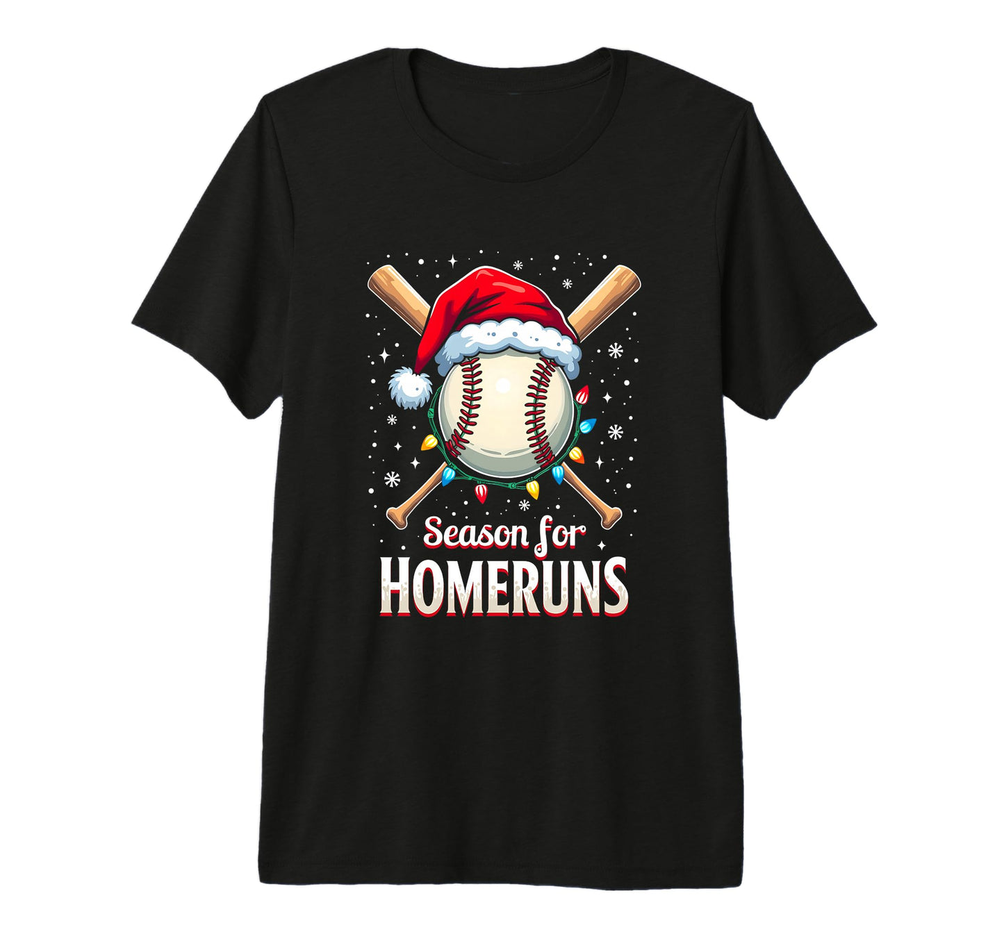 Funny Baseball Santa Ball Season T-Shirt - Aesthetic Graphic Unisex - T-Shirt, Sweatshirt, Hoodie