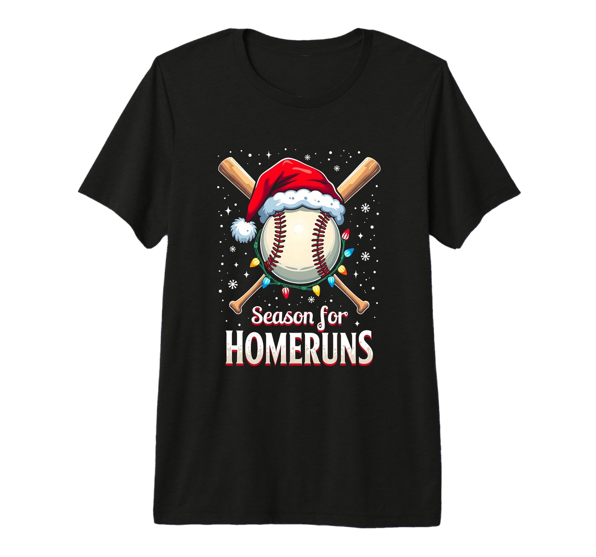Funny Baseball Santa Ball Season T-Shirt - Aesthetic Graphic Unisex - T-Shirt, Sweatshirt, Hoodie