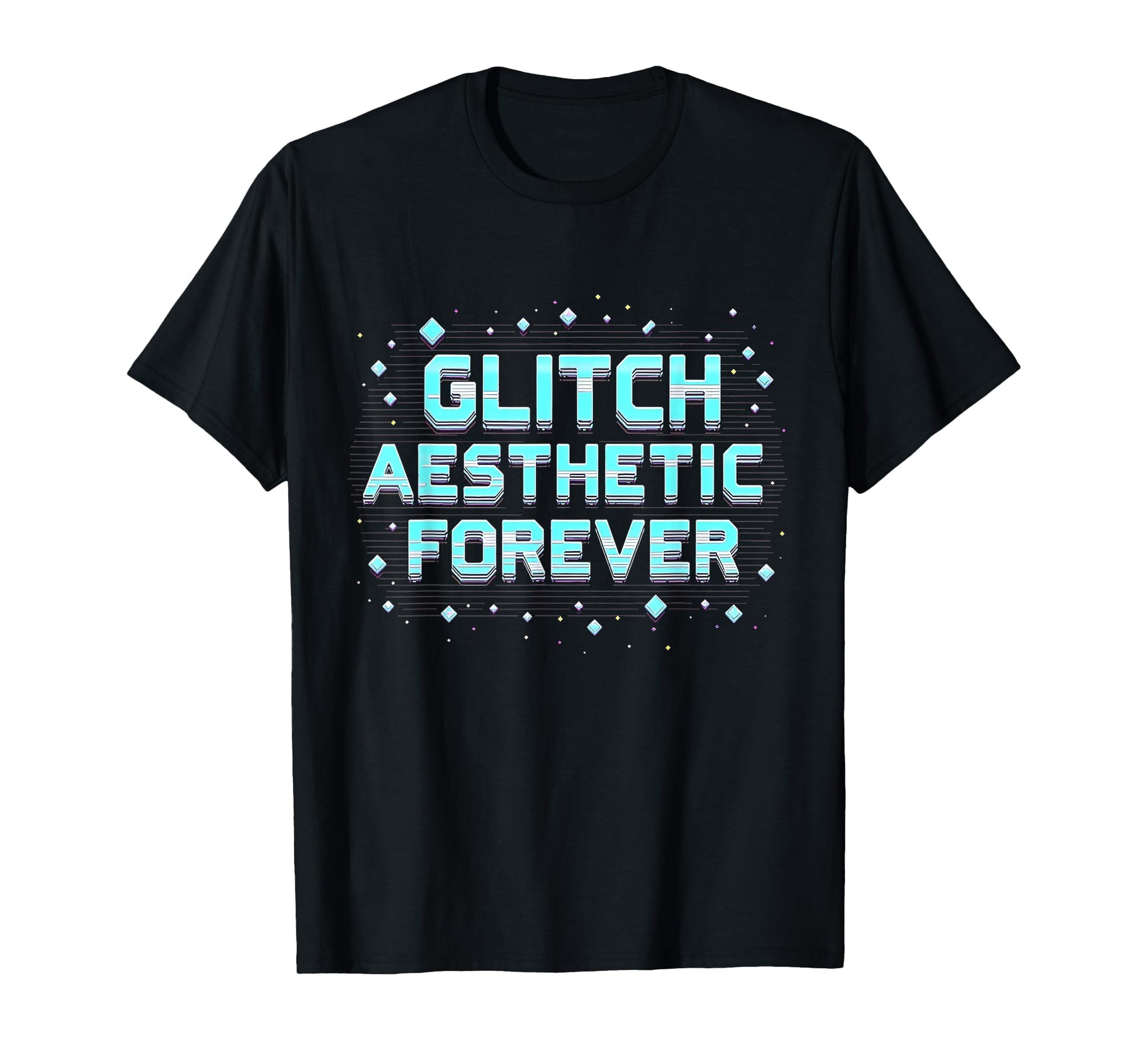 Y2K Glitch Aesthetic Forever T-Shirt - Novelty Apparel for Adults - T-Shirt, Sweatshirt, Hoodie