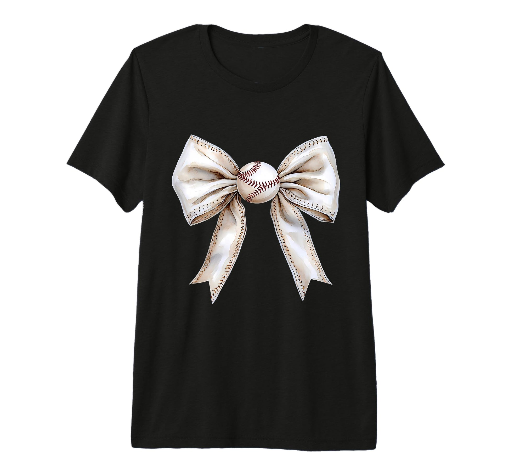 Baseball Coquette Bow Baseball Player Tri T-Shirt - Novelty Apparel Unisex - T-Shirt, Sweatshirt, Hoodie