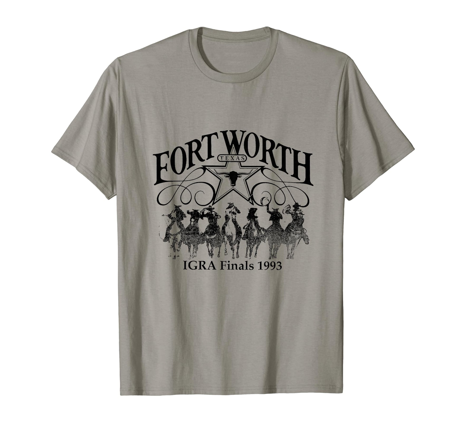 Fort Worth Texas Cowboy Rodeo T-Shirt - Fun Novelty Design for Adults - T-Shirt, Sweatshirt, Hoodie