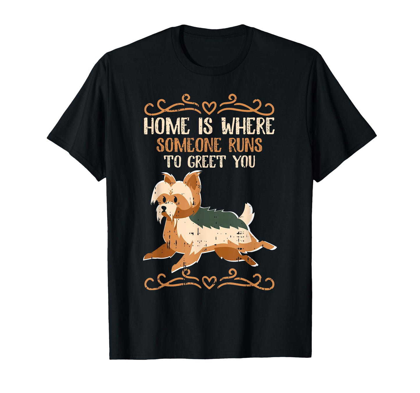 Home Is Where Someone Runs To T-Shirt - Casual Everyday Wear Men Women - T-Shirt, Sweatshirt, Hoodie