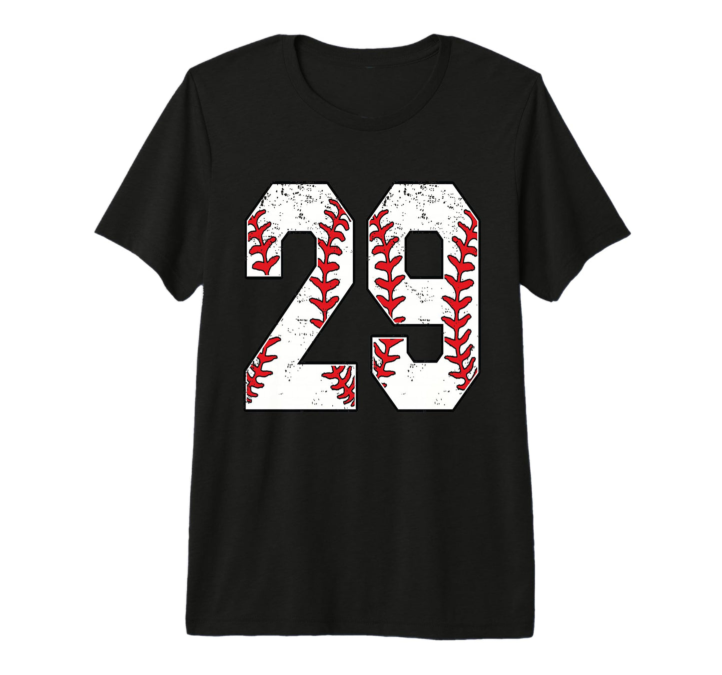 Number 29 Baseball 29 Jersey Number T-Shirt - Minimalist Print Men Women - T-Shirt, Sweatshirt, Hoodie