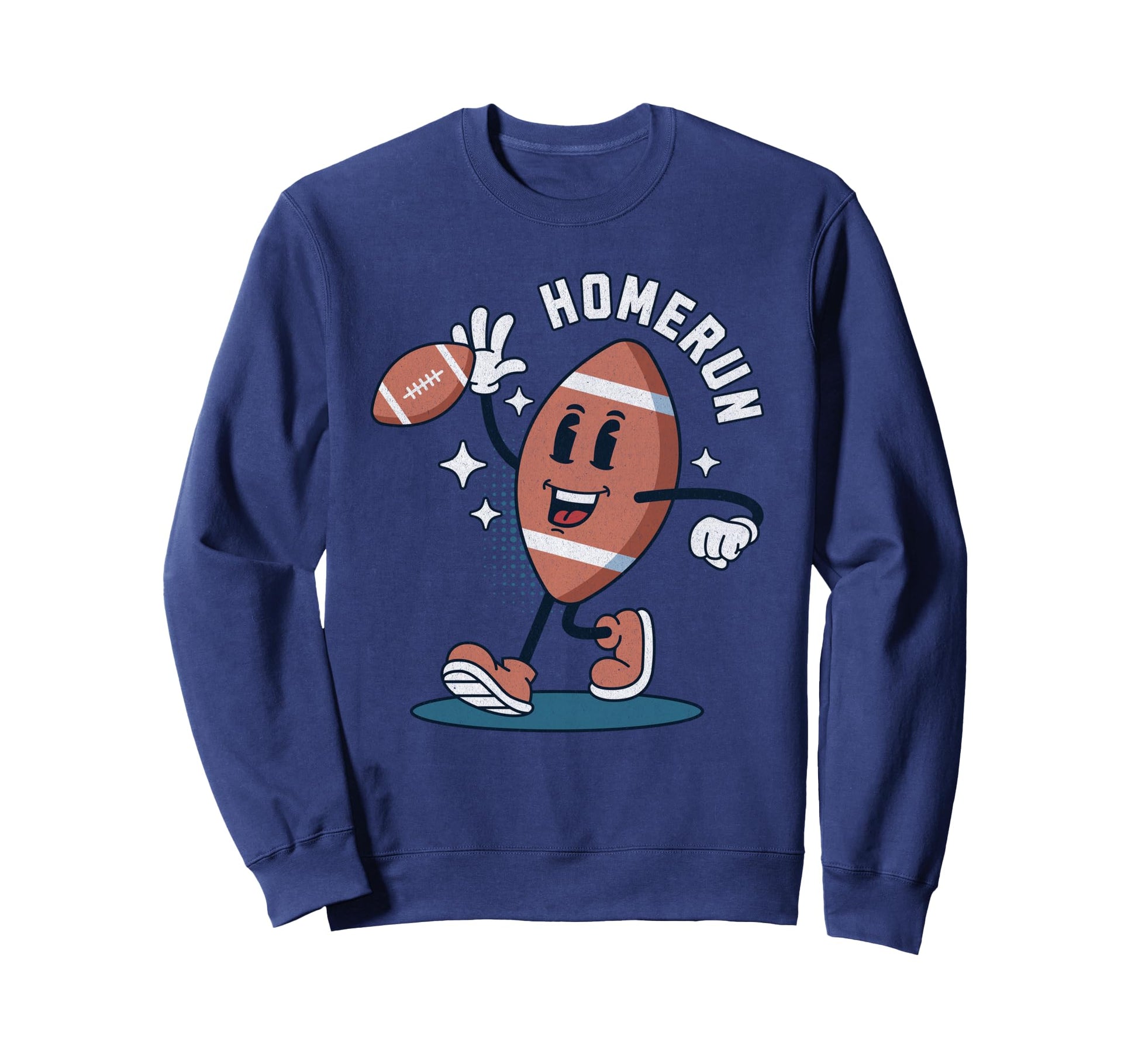 Funny Homerun Baseball Football Mash Sweatshirt - Graphic Print Men Women - T-Shirt, Sweatshirt, Hoodie