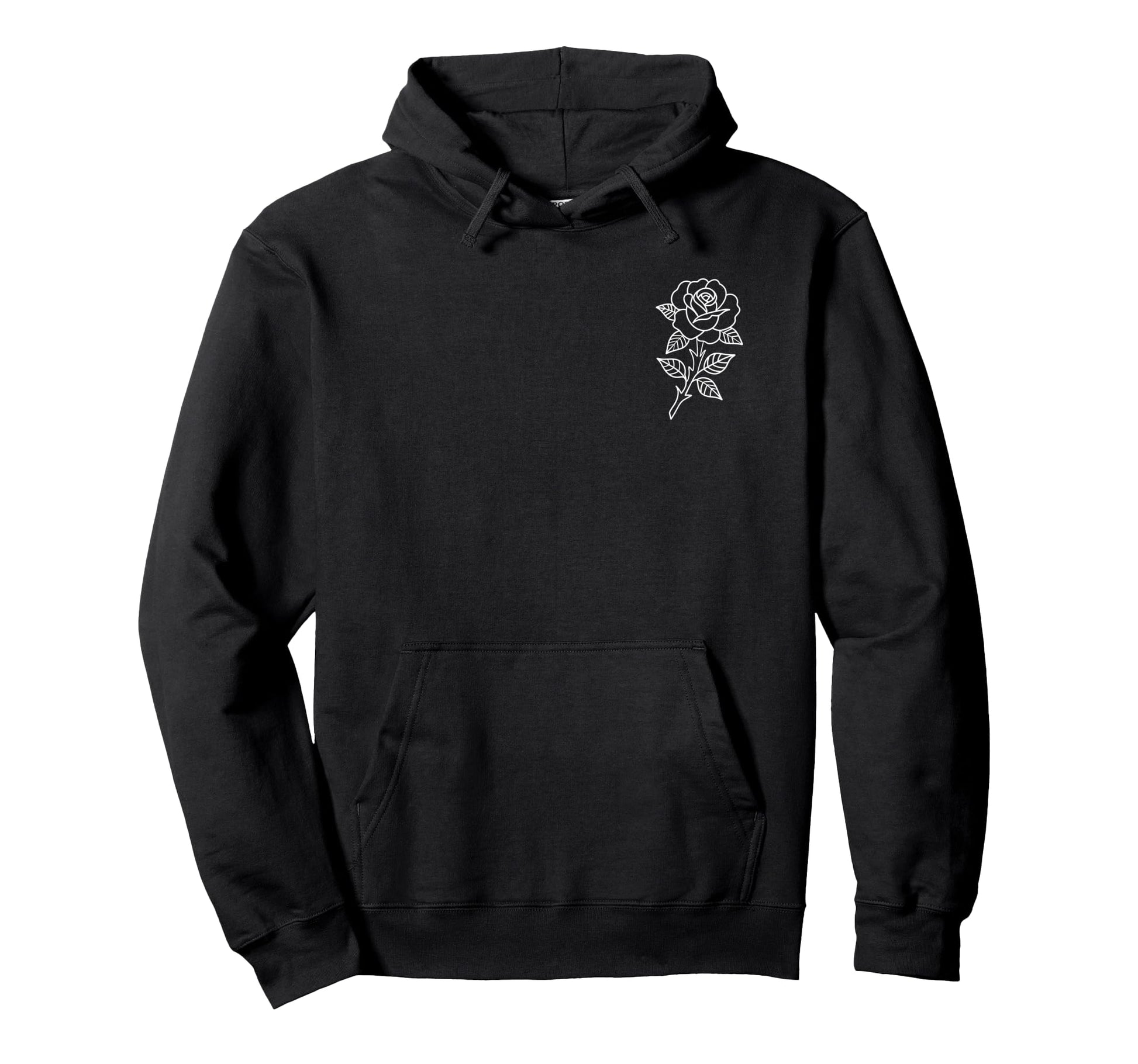 Rose American Traditional Tattoo Flash Hoodie - Streetwear Style Men Women - T-Shirt, Sweatshirt, Hoodie