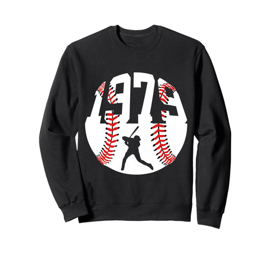 1979 Baseball 47Th Birthday Sweatshirt - Aesthetic Graphic for Adults - T-Shirt, Sweatshirt, Hoodie