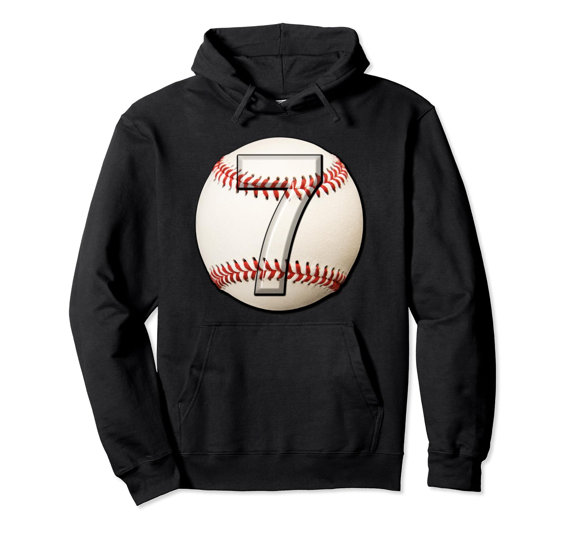 Baseball 7Th Birthday Sports Product Hoodie - Unique Graphic Unisex - T-Shirt, Sweatshirt, Hoodie