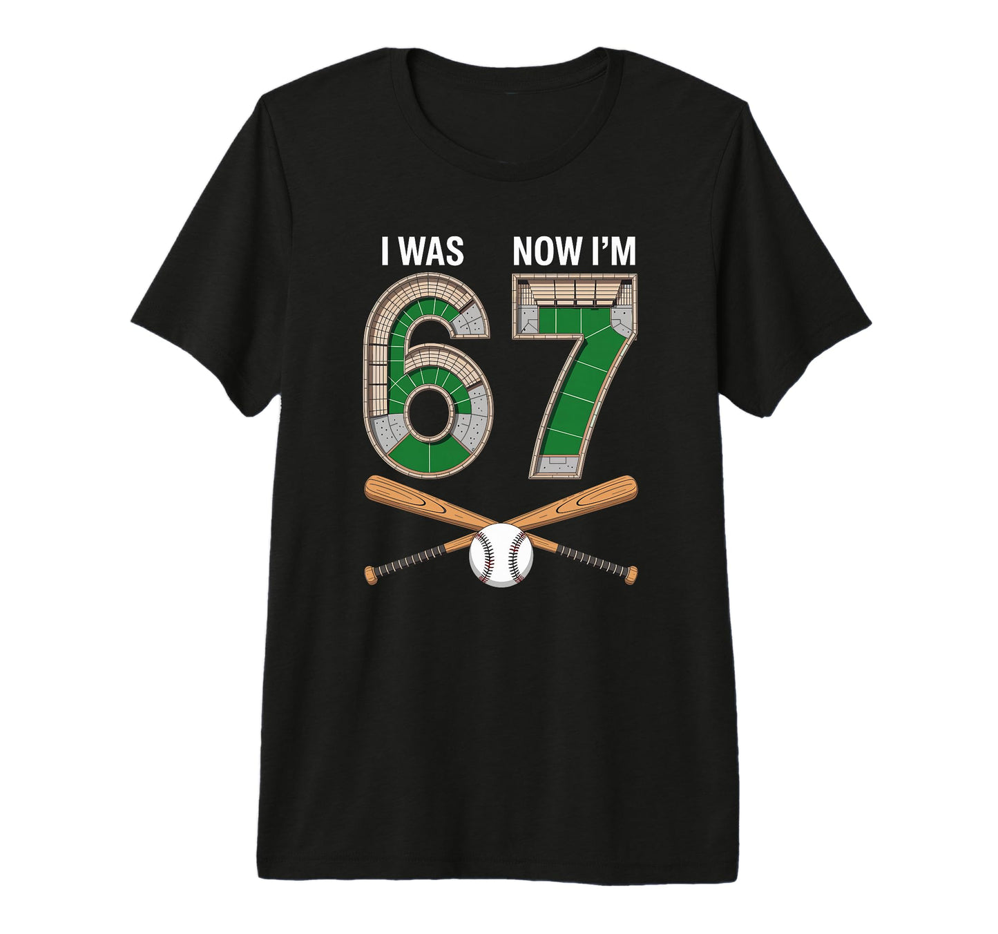 I Was Six Now I Am Seven Home Run T-Shirt - Aesthetic Graphic Unisex - T-Shirt, Sweatshirt, Hoodie