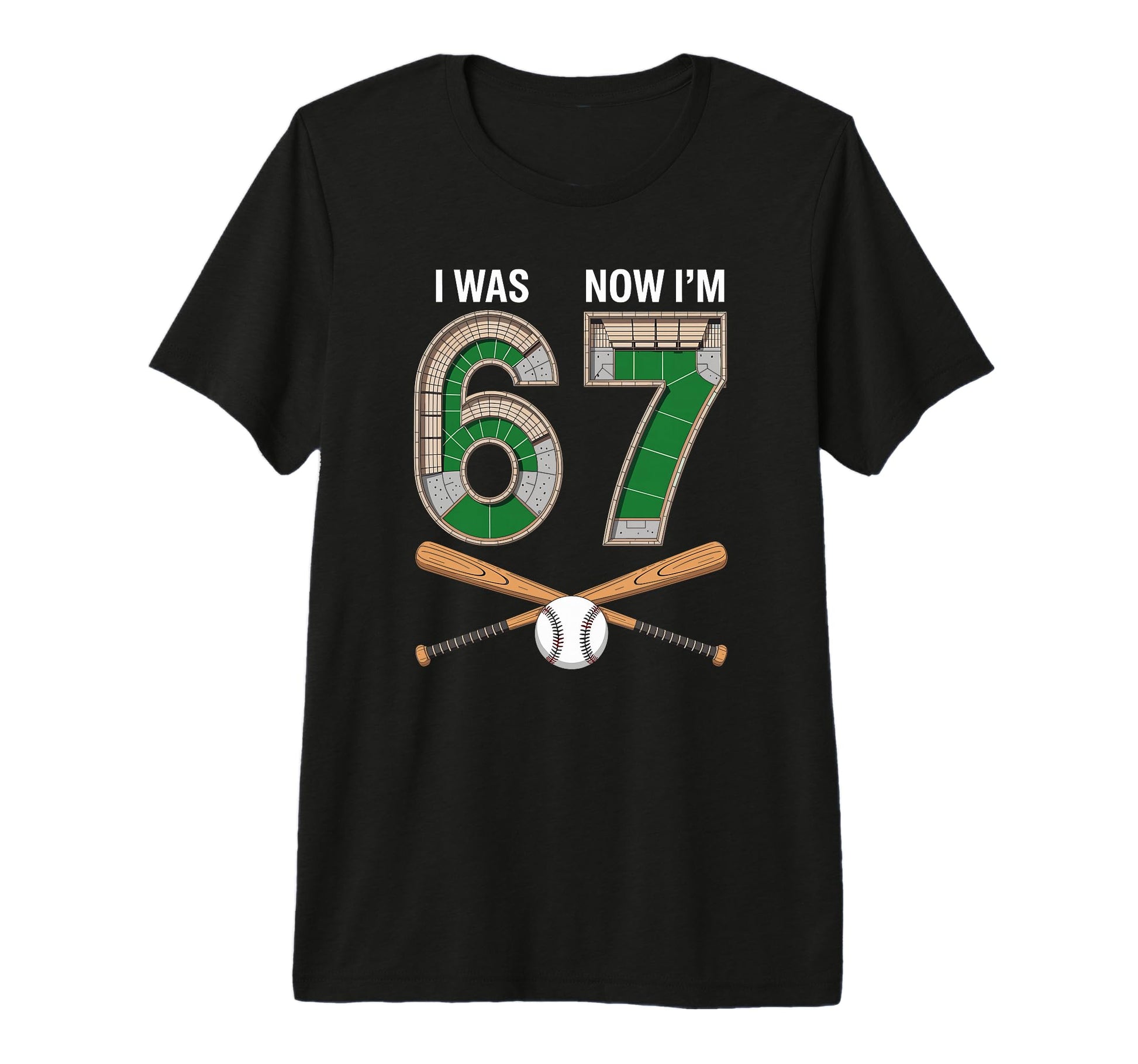 I Was Six Now I Am Seven Home Run T-Shirt - Aesthetic Graphic Unisex - T-Shirt, Sweatshirt, Hoodie