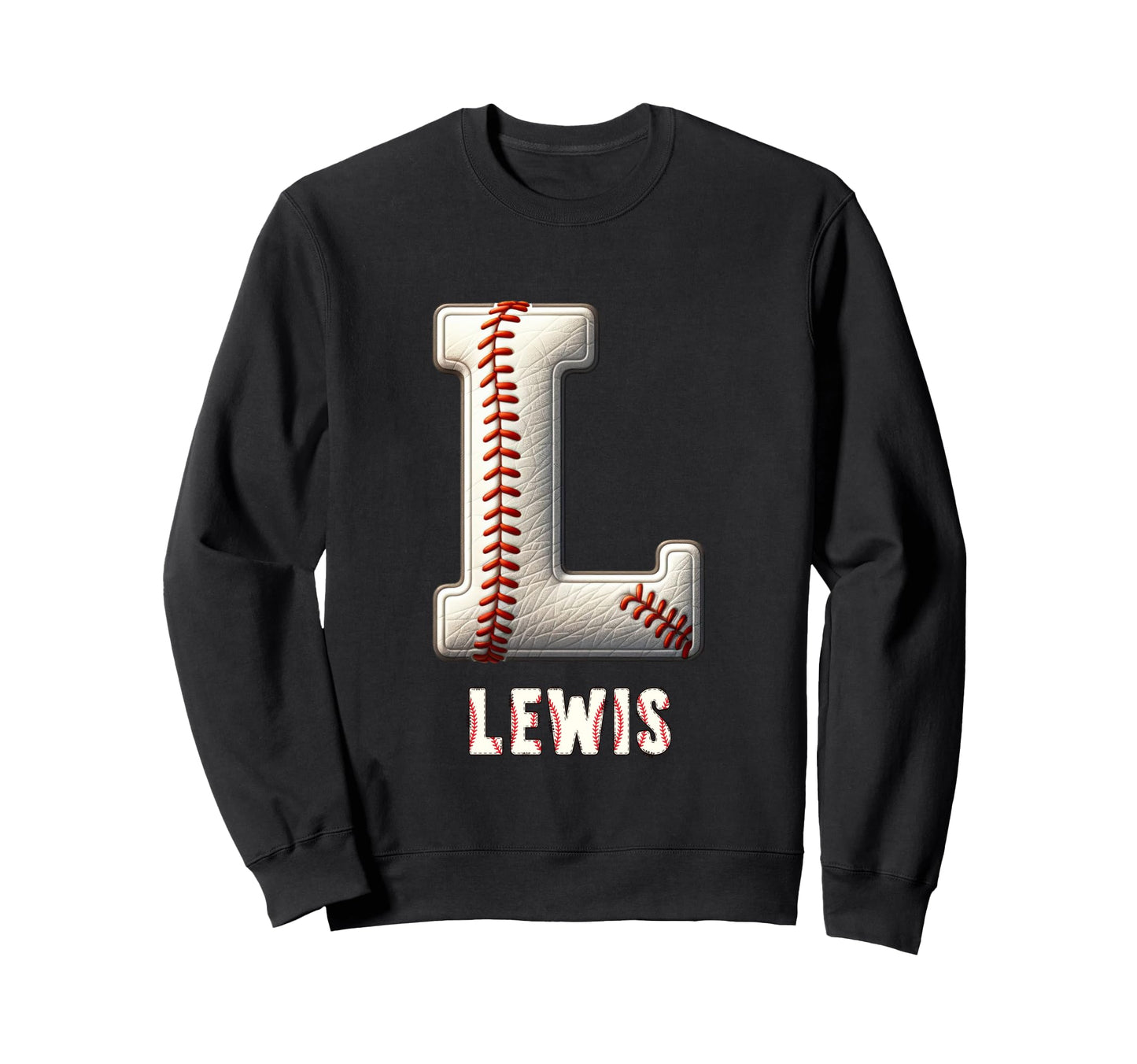Baseball Home Run Phil Initial Sweatshirt - Graphic Print for Adults - T-Shirt, Sweatshirt, Hoodie