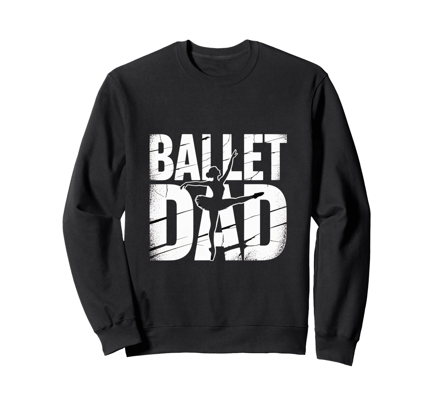 Ballet Dad Silhouette Dance Sweatshirt - Trendy Graphic for Adults - T-Shirt, Sweatshirt, Hoodie