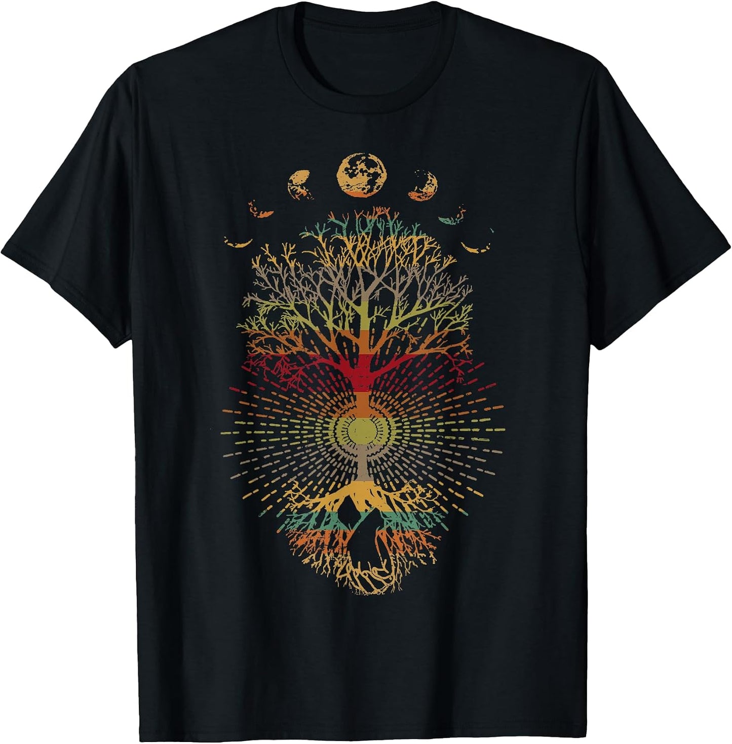 Couples Matching Tree Holding Hands Hippie - Adult & Kids T-Shirts, Sweatshirts & Hoodies apparel design preview 1