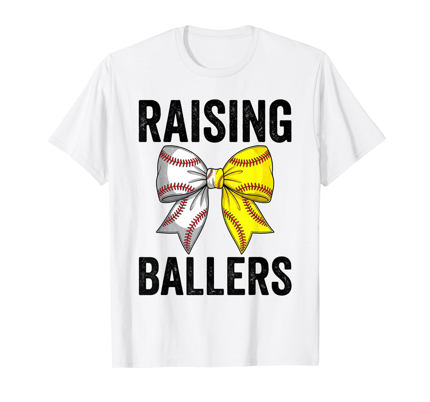 Raising Ballers Baseball And Softball T-Shirt - Unique Graphic Men Women - T-Shirt, Sweatshirt, Hoodie