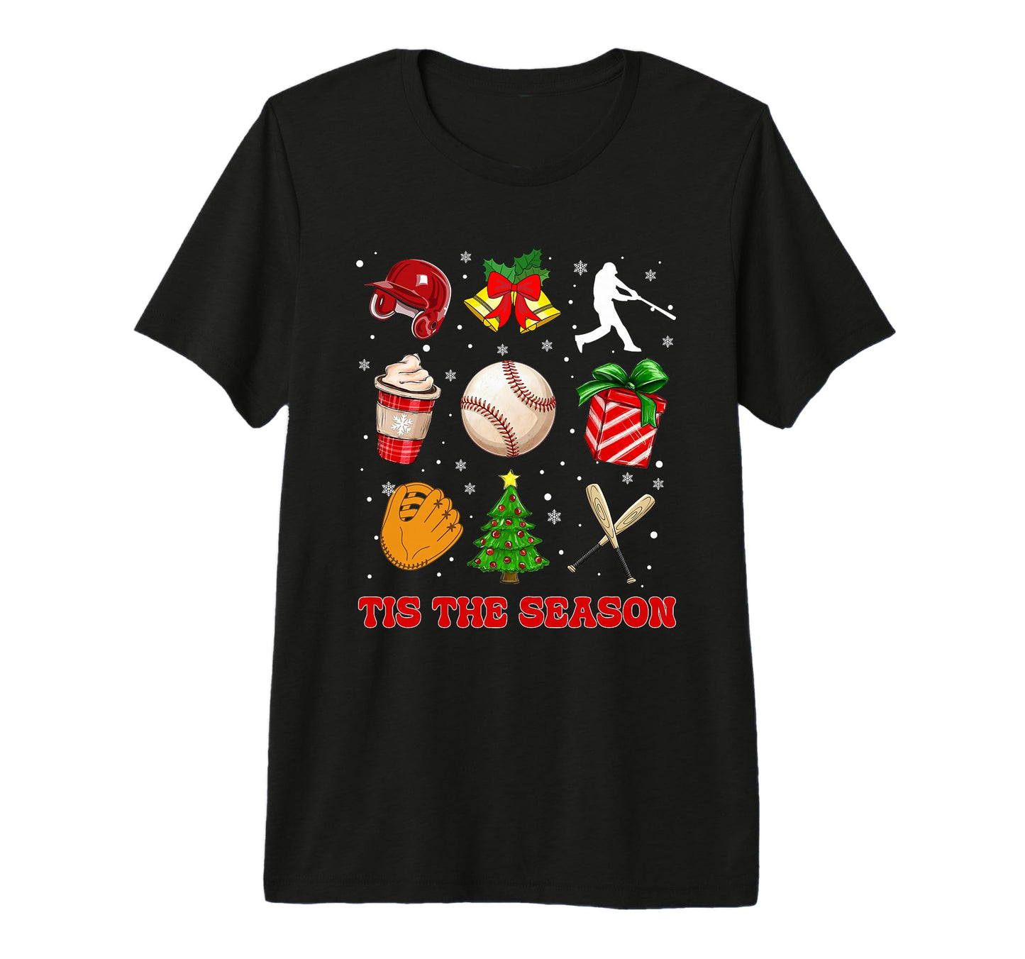 Coquette Tree Baseball Coffee Latte T-Shirt - Graphic Print Men Women - T-Shirt, Sweatshirt, Hoodie