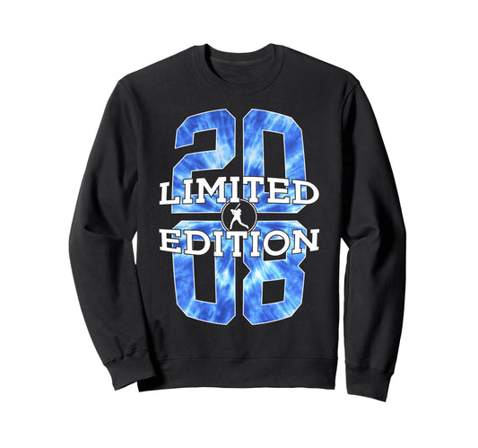 18 Years 2008 Baseball 18Th Birthday Sweatshirt - Custom Art Print Unisex - T-Shirt, Sweatshirt, Hoodie