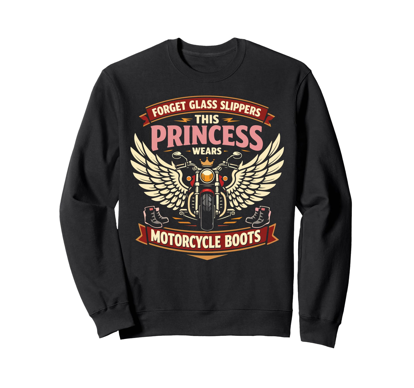 Motorcycle Biker Female Forget Sweatshirt - Casual Everyday Wear for Adults - T-Shirt, Sweatshirt, Hoodie
