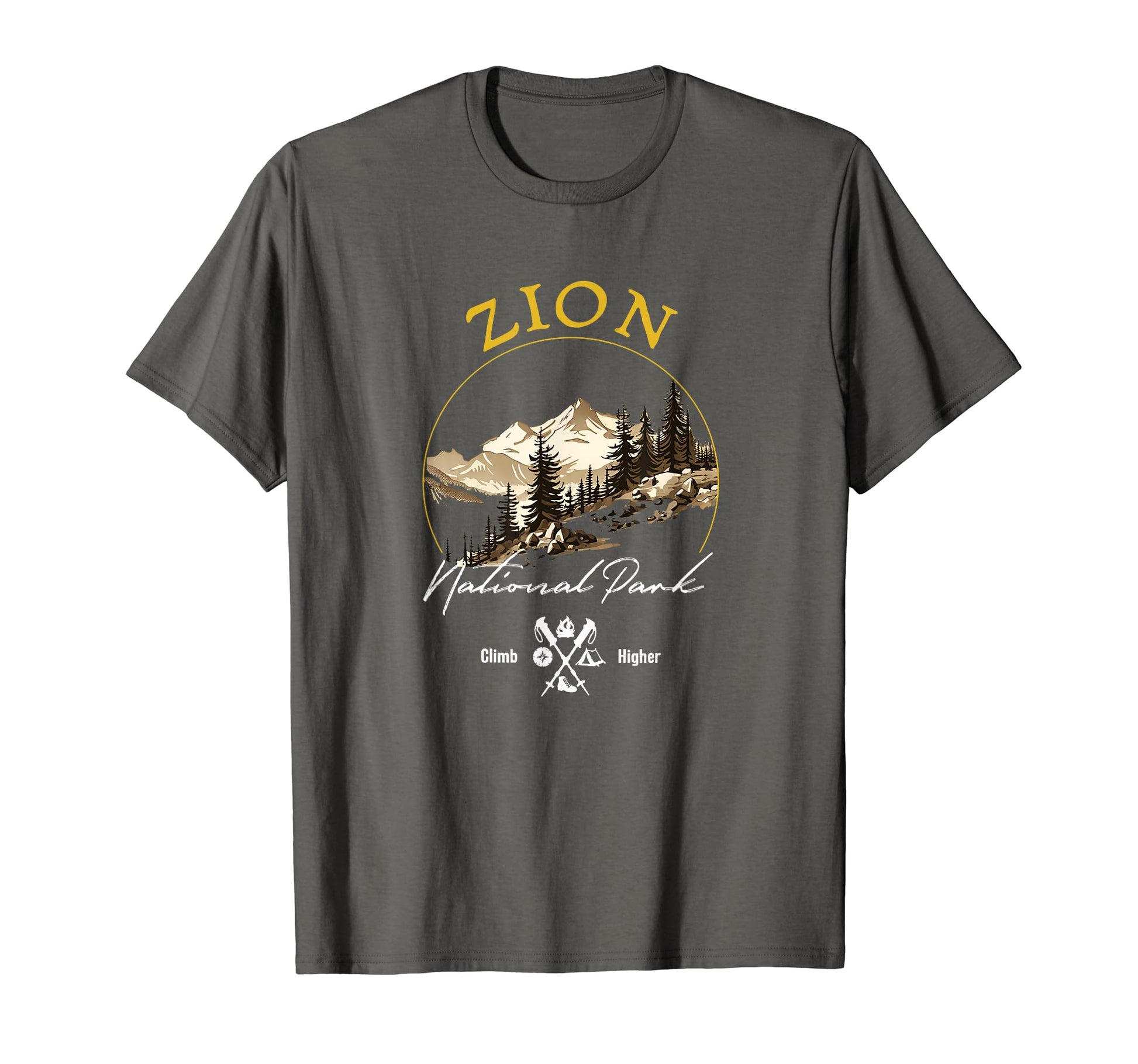 Zion National Park Souvenir T-Shirt - Aesthetic Graphic Unisex - T-Shirt, Sweatshirt, Hoodie