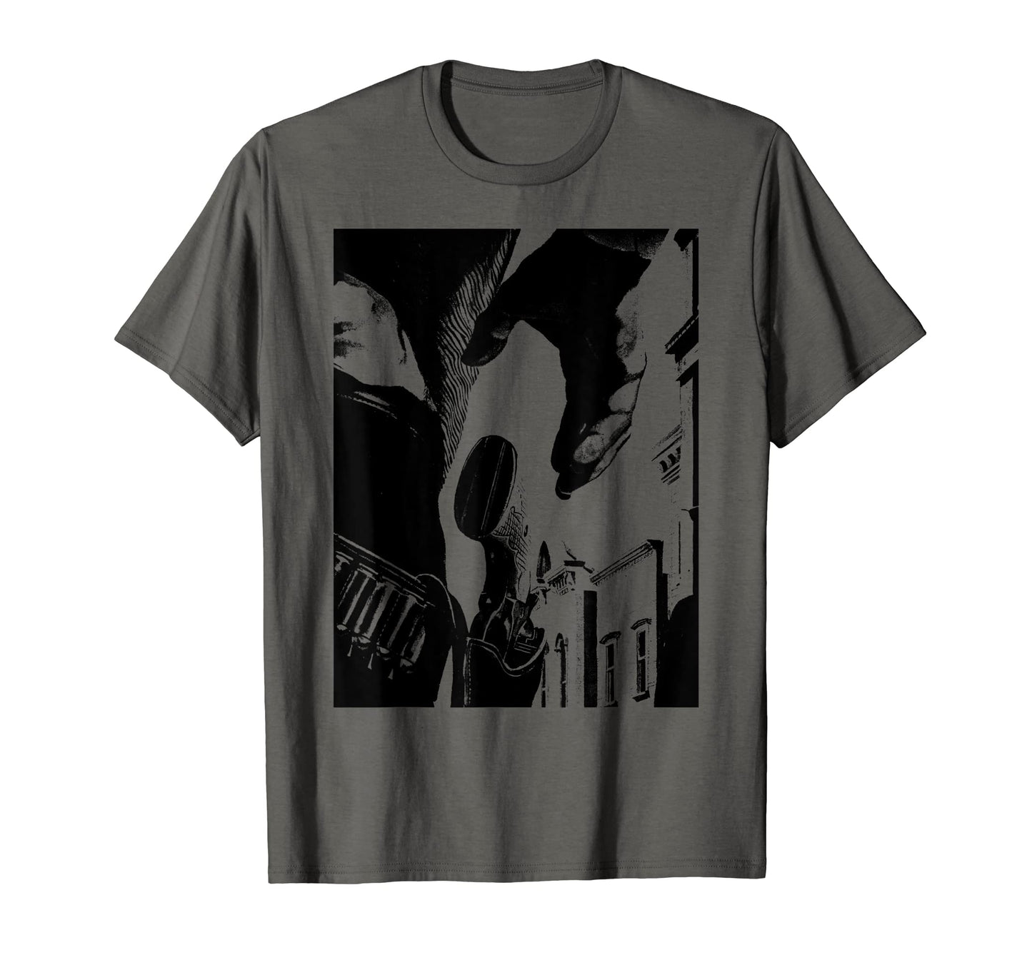 Shootout Draw Wild West Old Western T-Shirt - Trendy Graphic for Adults - T-Shirt, Sweatshirt, Hoodie