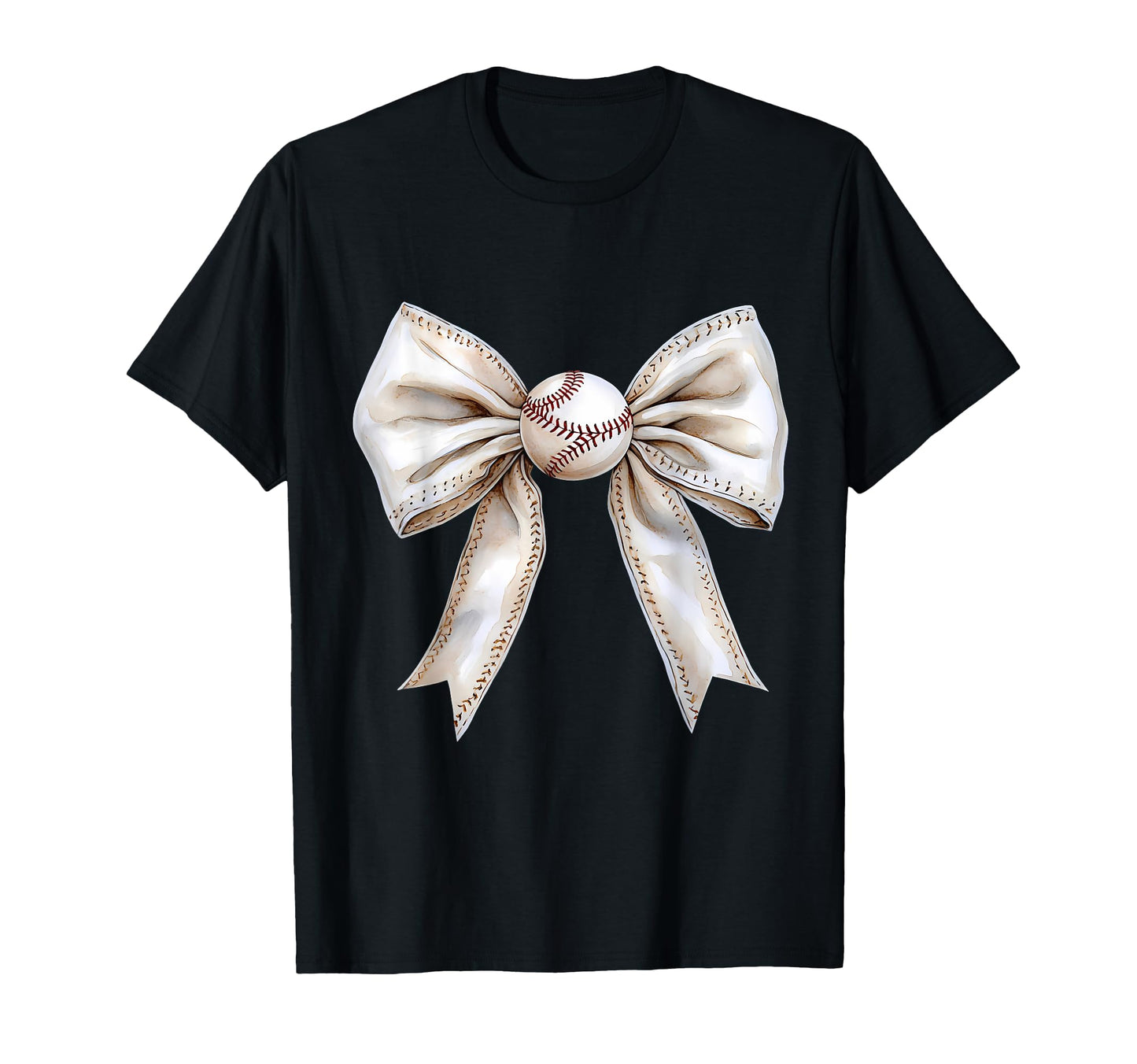Baseball Coquette Bow Baseball Player T-Shirt - Fun Novelty Design Unisex - T-Shirt, Sweatshirt, Hoodie