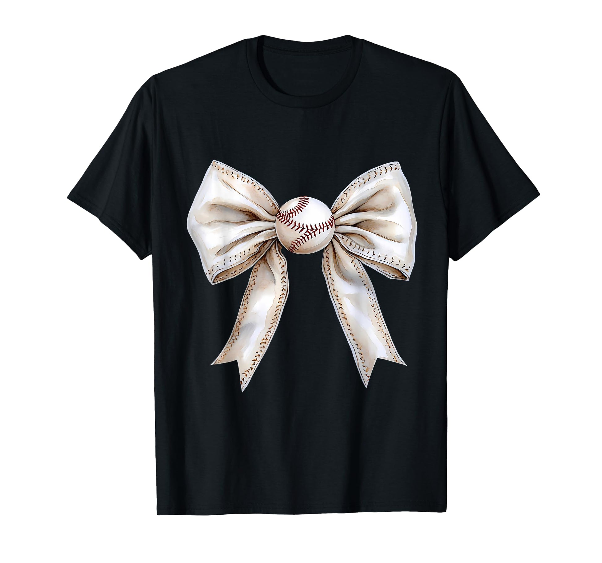 Baseball Coquette Bow Baseball Player T-Shirt - Fun Novelty Design Unisex - T-Shirt, Sweatshirt, Hoodie